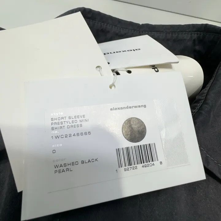 Alexander Wang Alexander Wang Minimalist Short Sleeve Dress - Size XS / US 0-2 / IT 36-38 - 4 Thumbnail