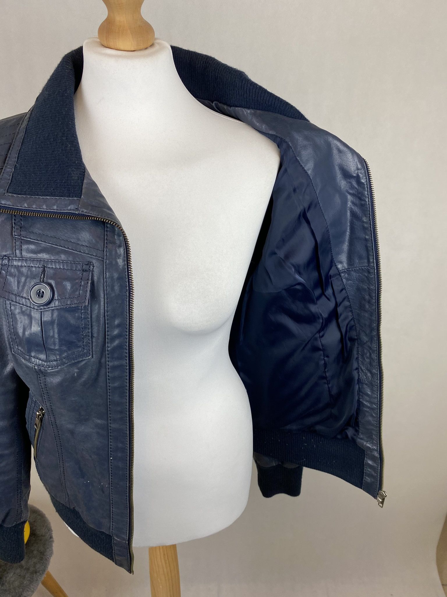 Genuine Leather × Vintage real leather jacket snake skin vintage vera pelle Size L / US 10 / IT 46 - 9 Thumbnail