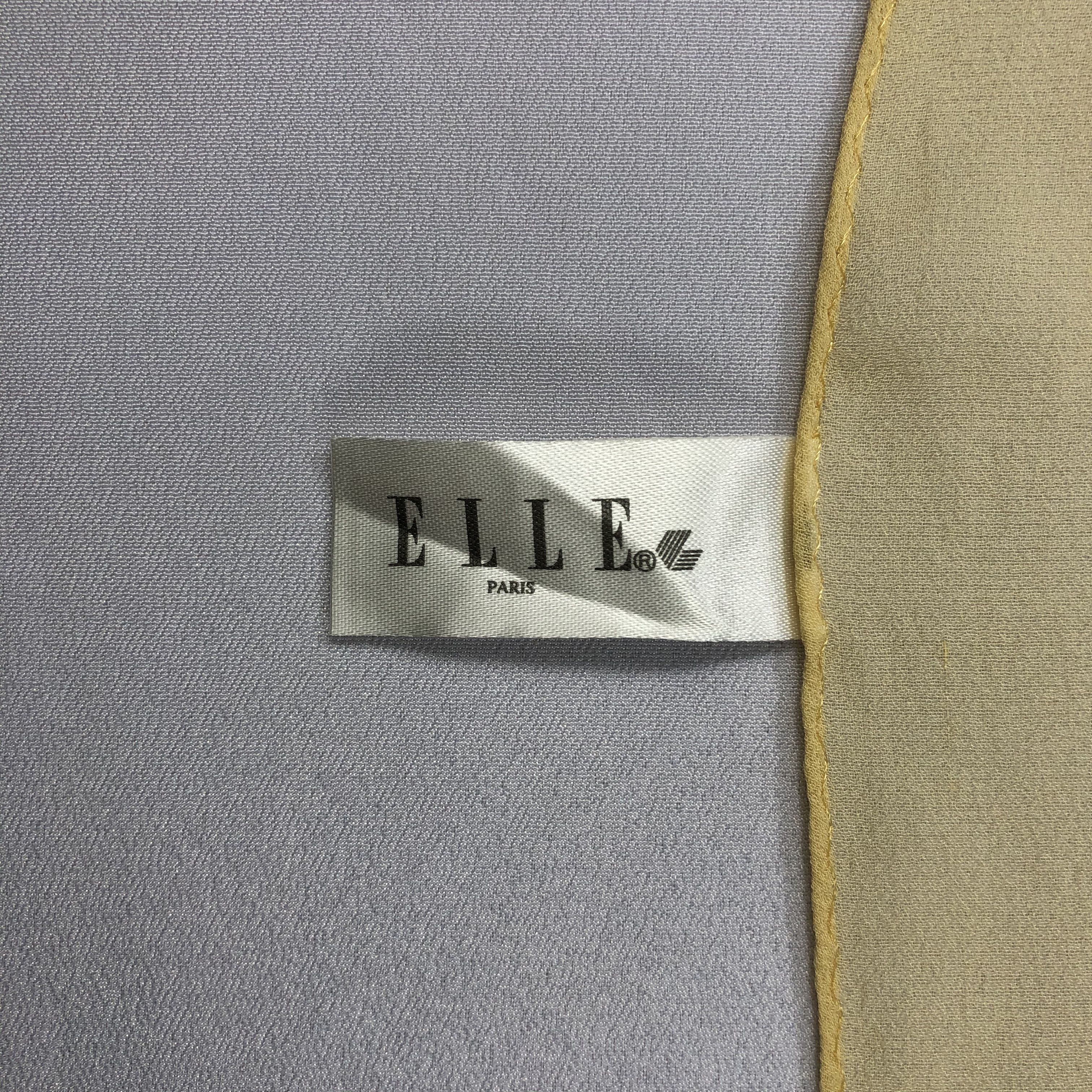 Vintage Vintage Elle Paris Silk Scarf Size ONE SIZE - 4 Thumbnail
