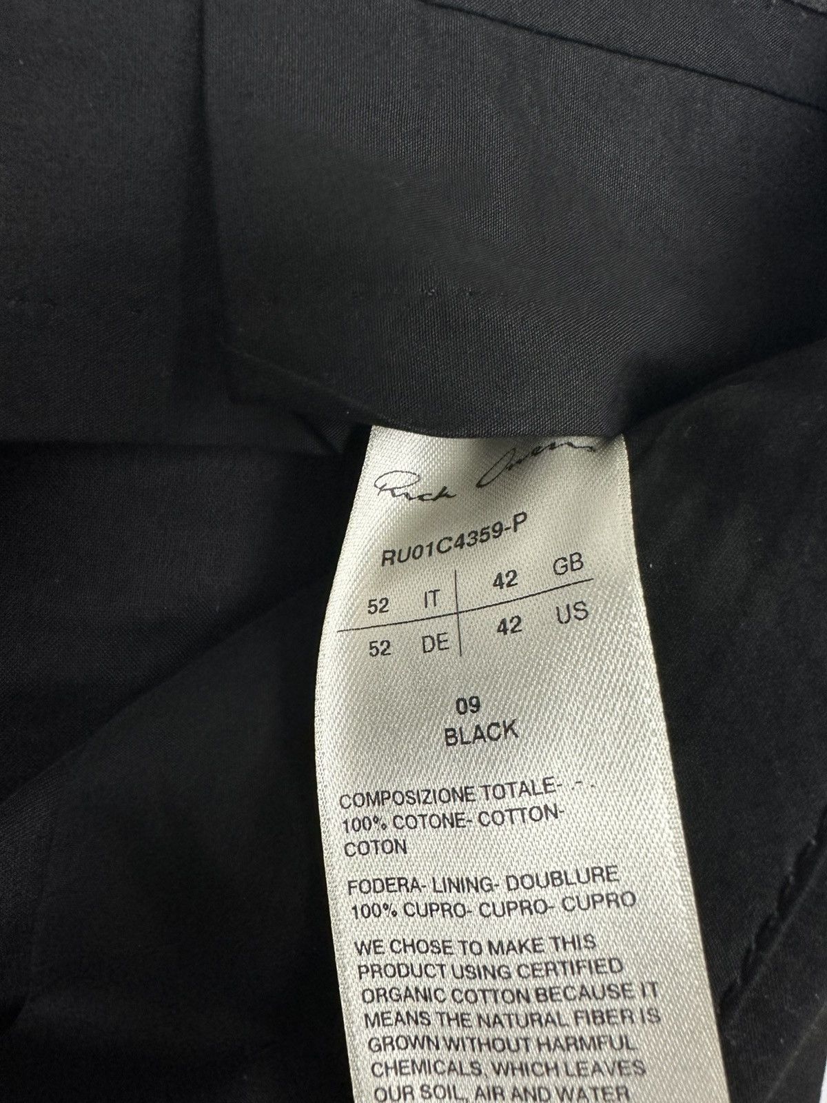 Rick Owens SS23 ‘EDFU’ Cropped Astaires Size US 36 / EU 52 - 8 Thumbnail