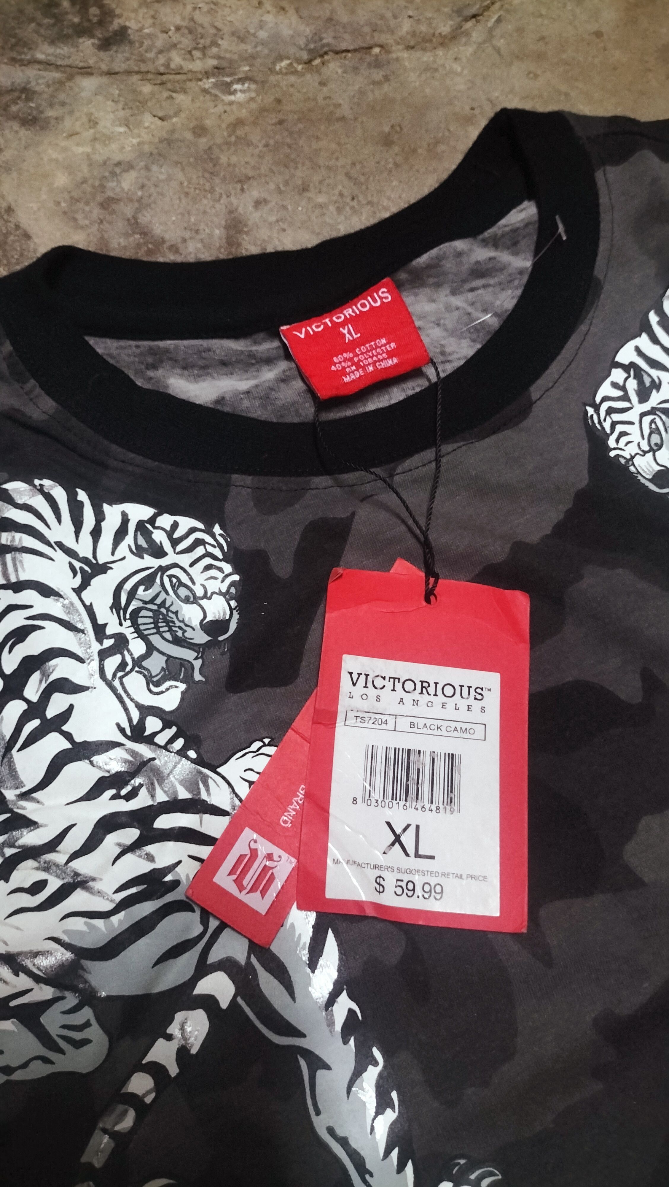 Japanese Brand Vintage Victorious Sukajan Tigers Overprint Size US XL / EU 56 / 4 - 4 Thumbnail