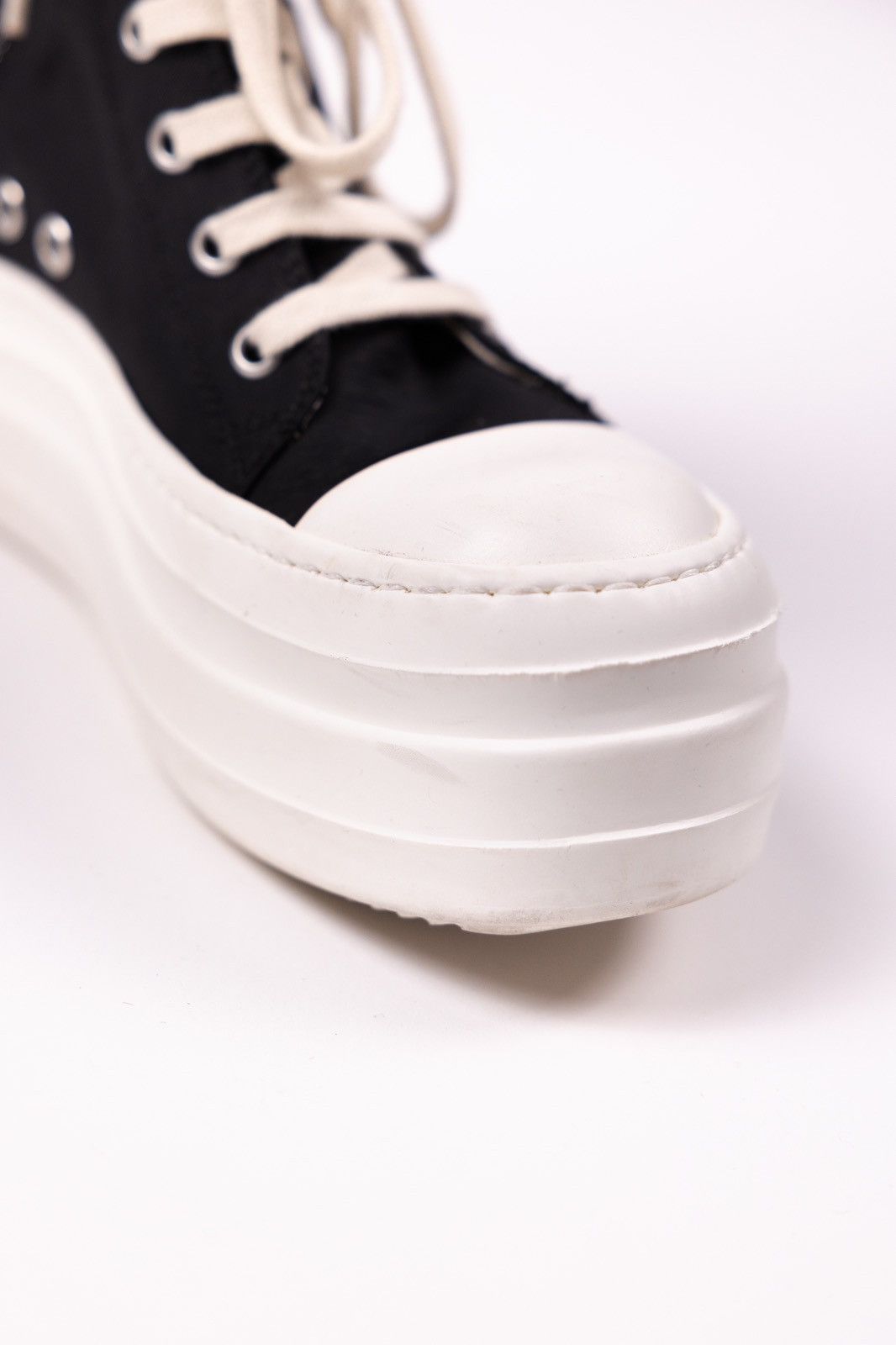 Rick Owens × Rick Owens Drkshdw Rick Owens DRKSHDW Platform High Top Sneakers Size US 5 / IT 35 - 7 Thumbnail