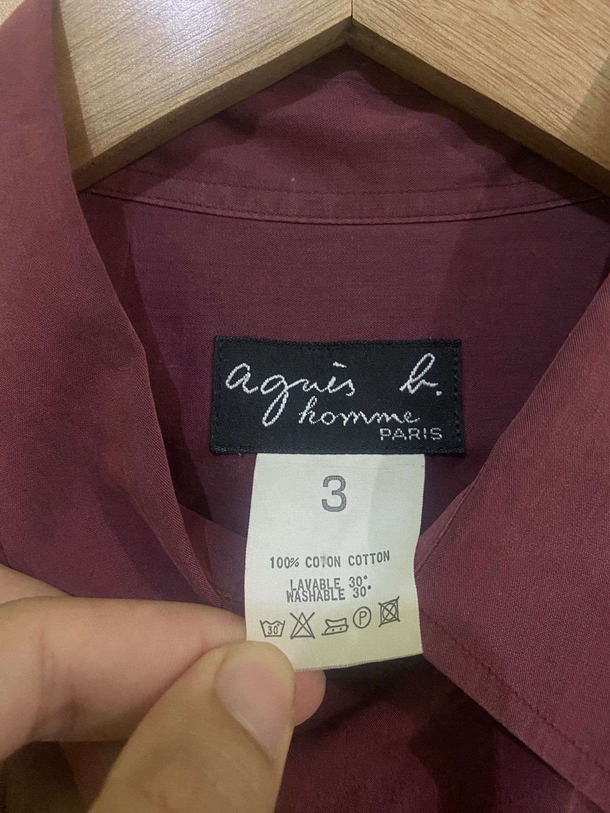 Other Vintage Agnes b homme paris Button Up Shirt Size US L / EU 52-54 / 3 - 2 Thumbnail