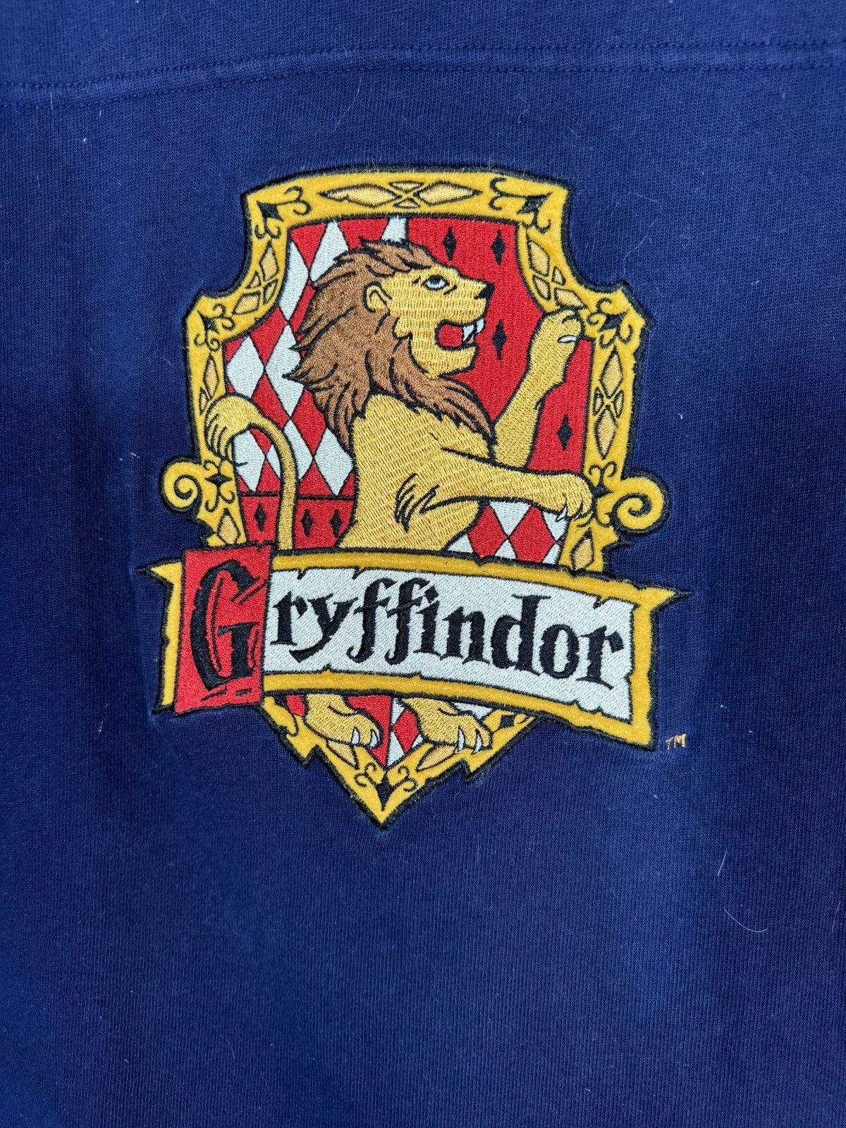 Vintage Vtg ‘00 Harry Potter Gryffindor Warner Brothers Shirt Size US M / EU 48-50 / 2 - 2 Thumbnail