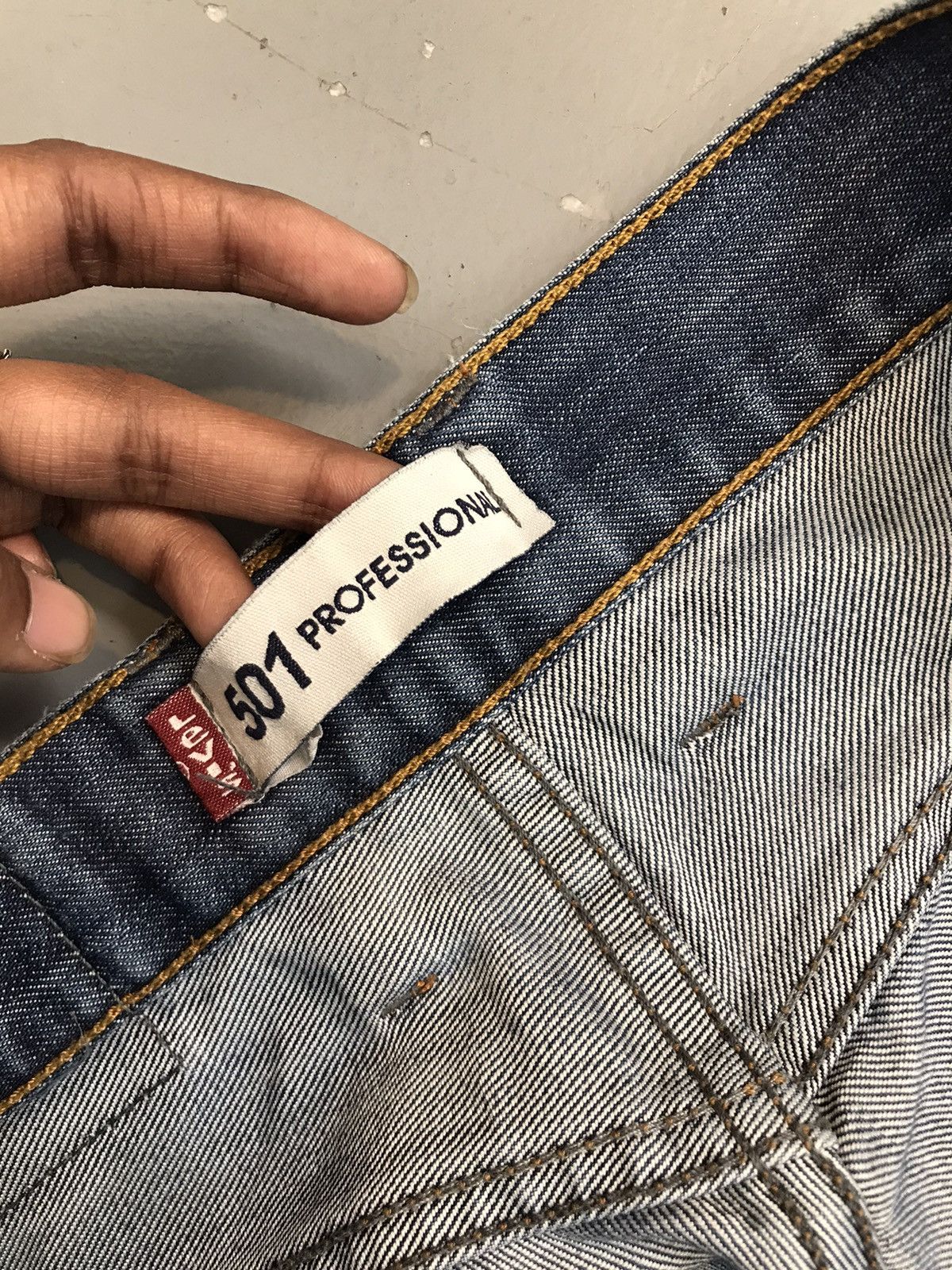 Levi's × Vintage Vintage Levi’s Strauss & co. Red tab 501 professional denim Size US 32 / EU 48 - 7 Thumbnail