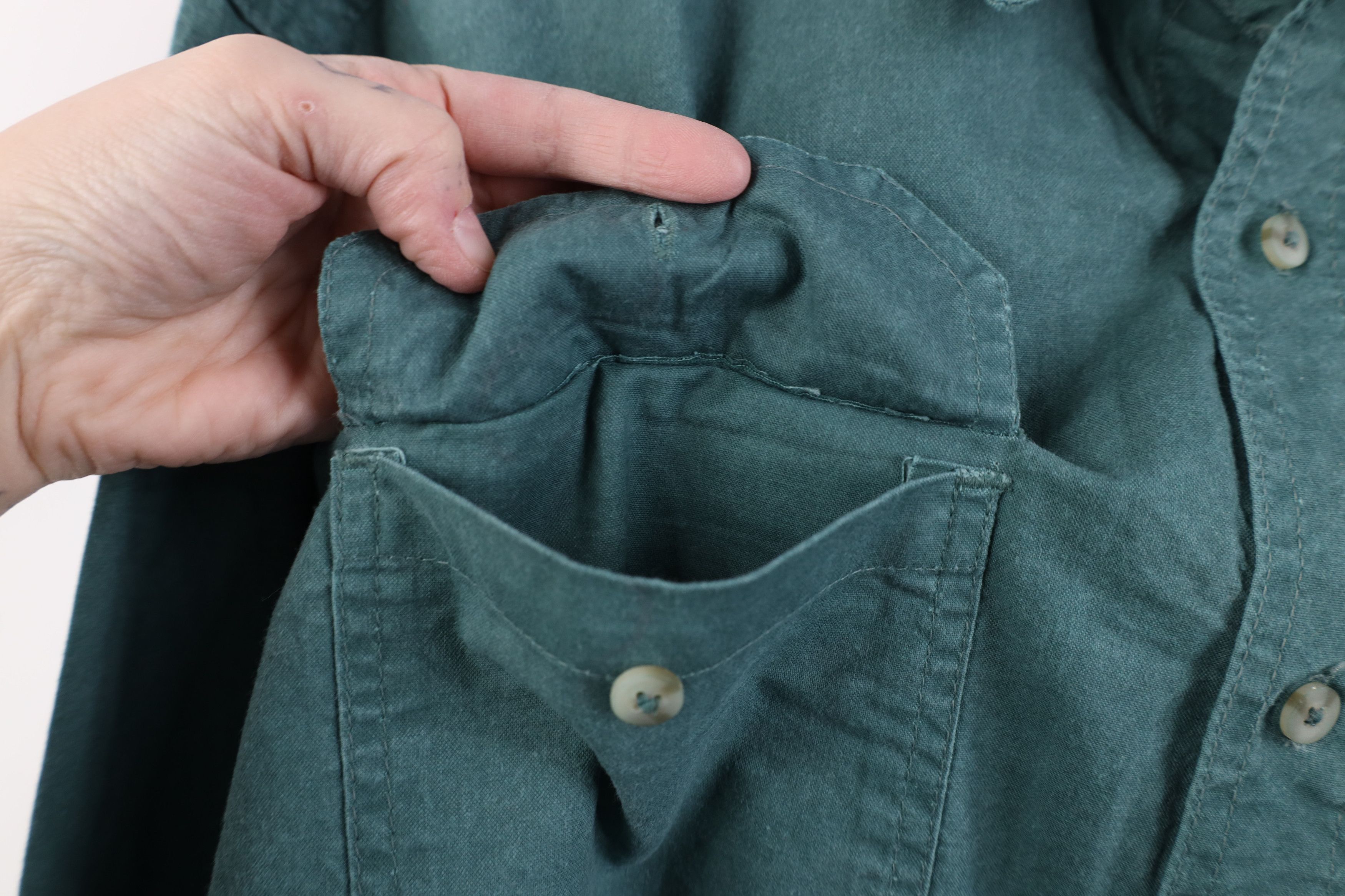 Vintage Vintage 90s Streetwear Alaska Canvas Collared Button Shirt Size US S / EU 44-46 / 1 - 9 Thumbnail