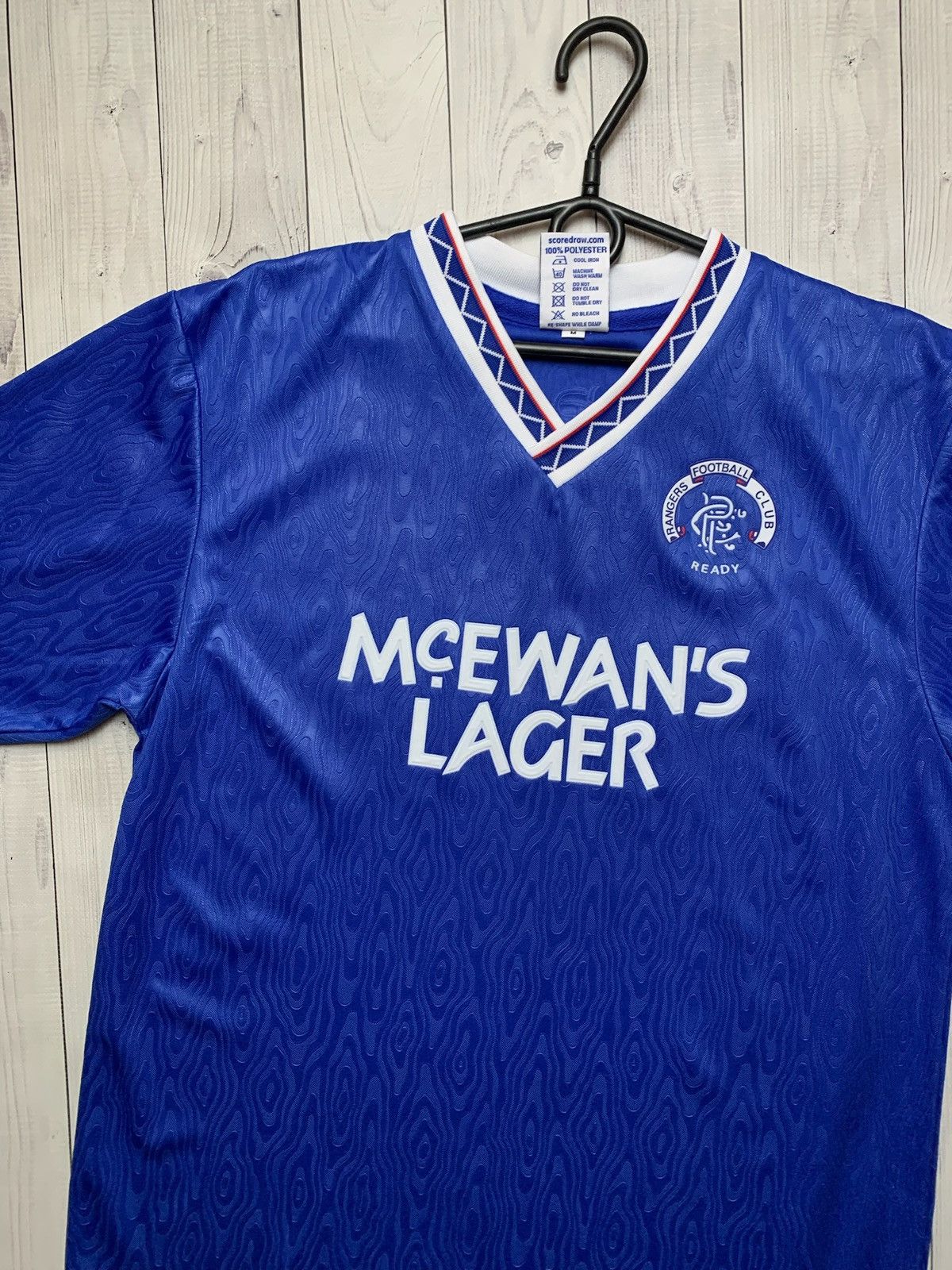 Vintage Vintage Rangers soccer jersey size M retro rare Size US M / EU 48-50 / 2 - 2 Thumbnail