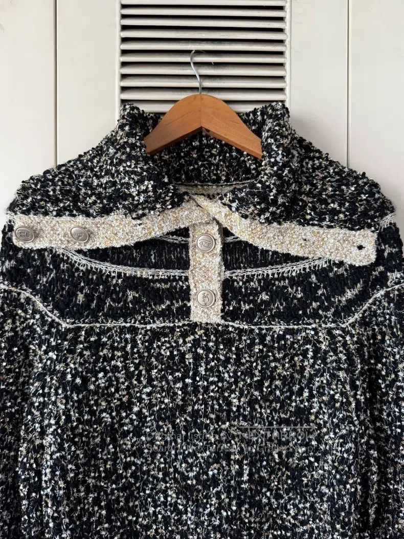 Chanel Chanel Black and white blended sweater Size XXS / US 00 / IT 34 - 3 Thumbnail