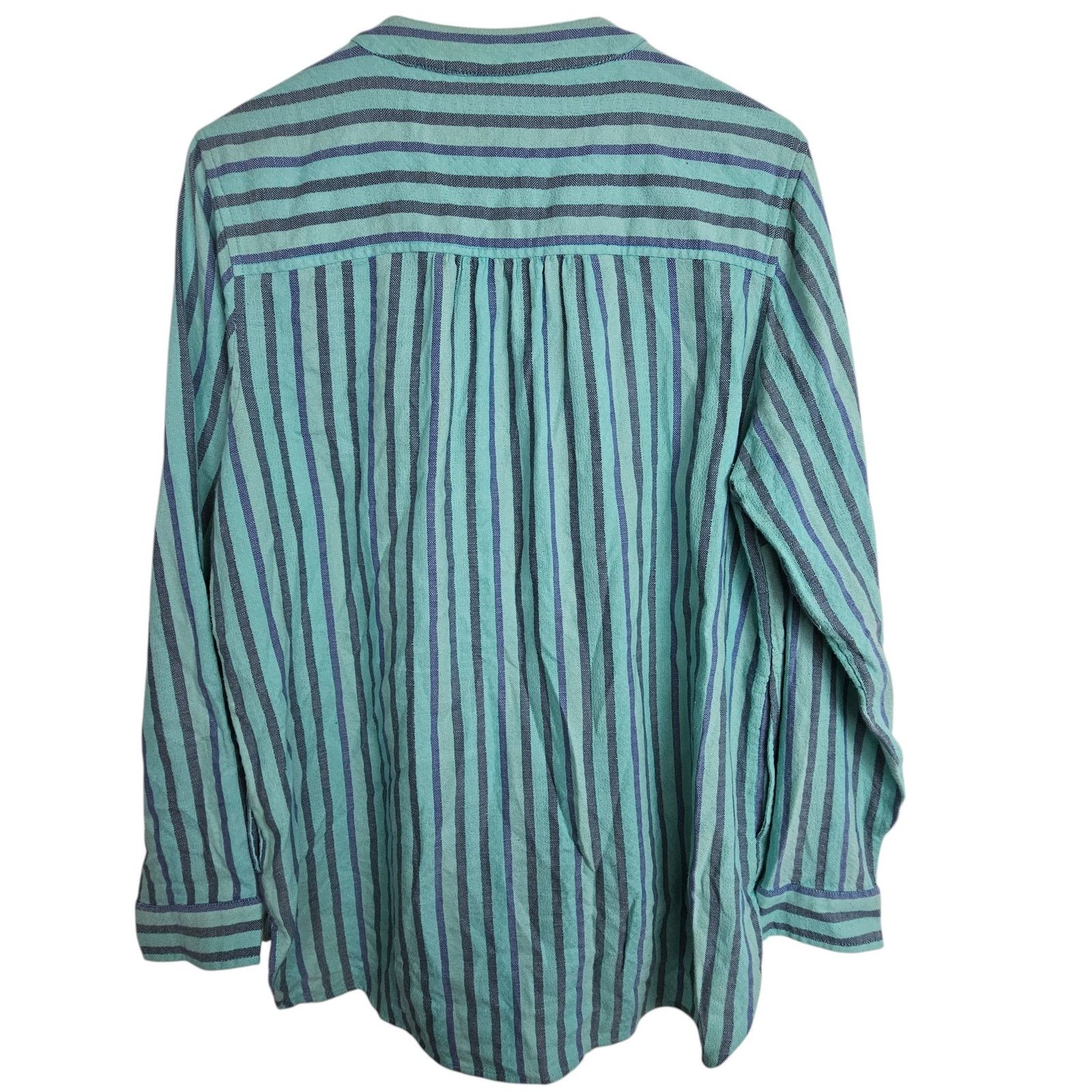 Soft Surroundings Soft Surroundings Tortola Beaded Tunic Sz L Striped Coastal Size L / US 10 / IT 46 - 10 Thumbnail