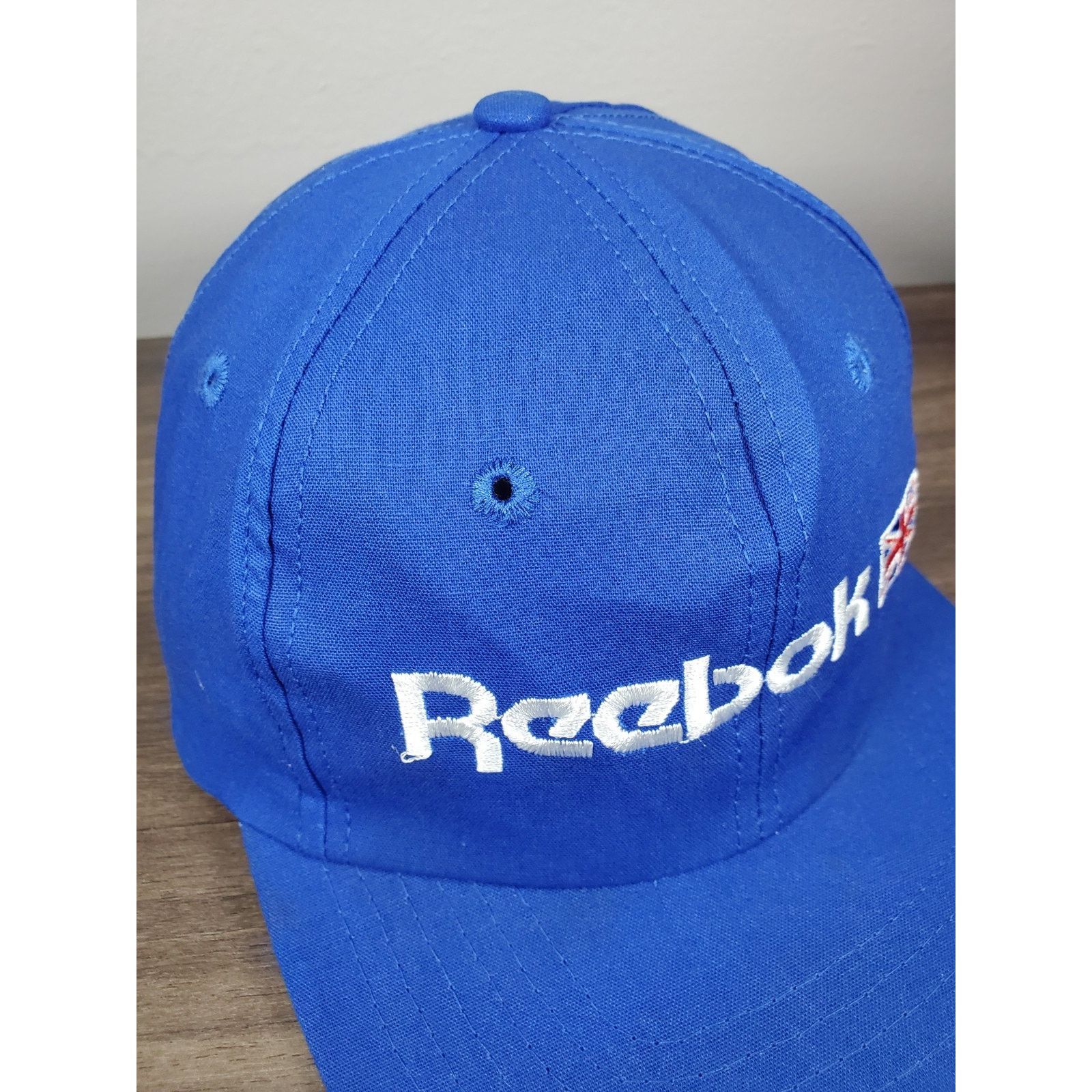Reebok × Vintage Vintage REEBOK Hat Blue Slide Adjustable Baseball Cap 90s Size ONE SIZE - 9 Thumbnail