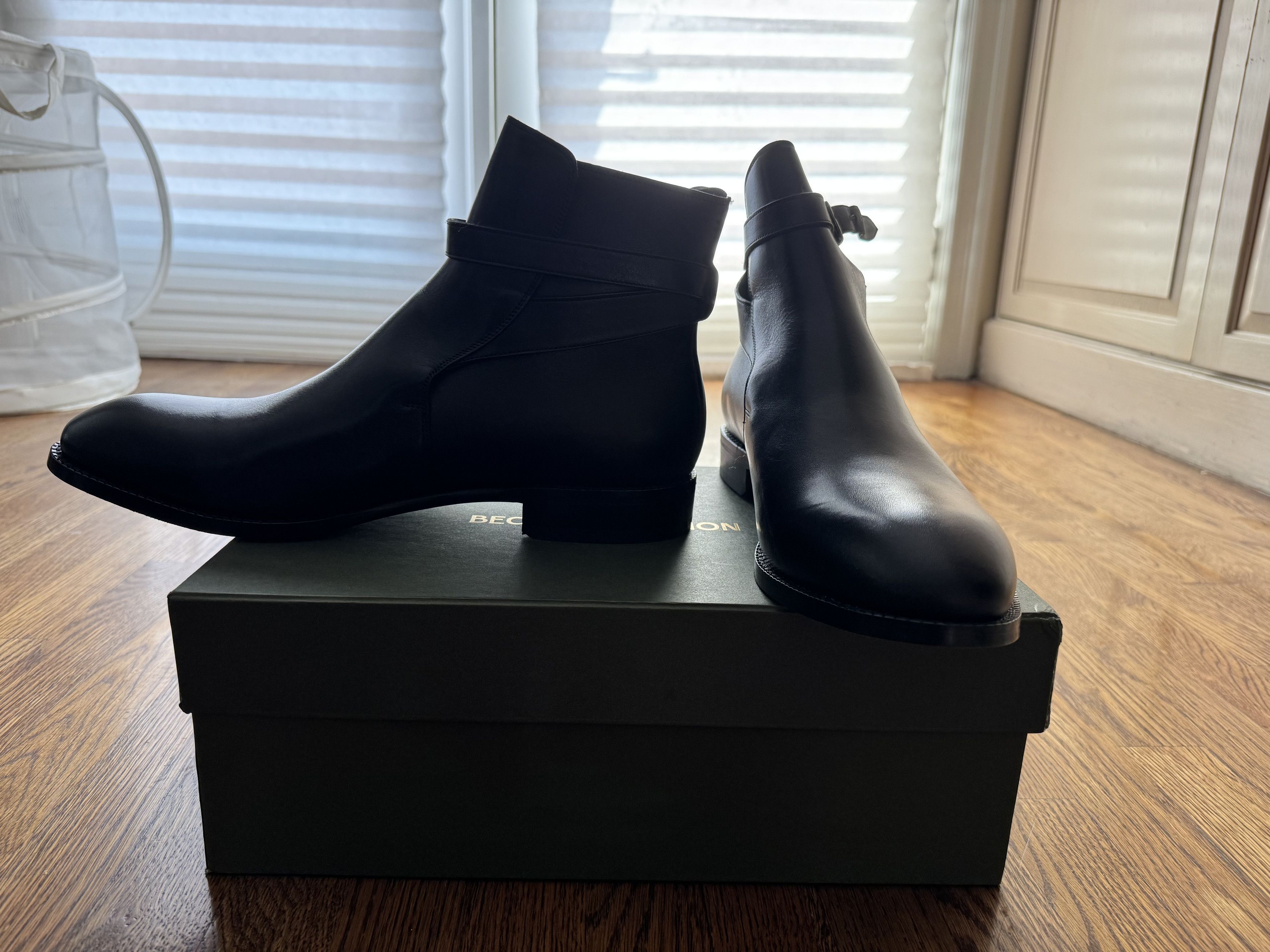 Beckett Simonon Douglas Jodhpur Black Leather Boots Size US 11 / EU 44 - 11 Thumbnail