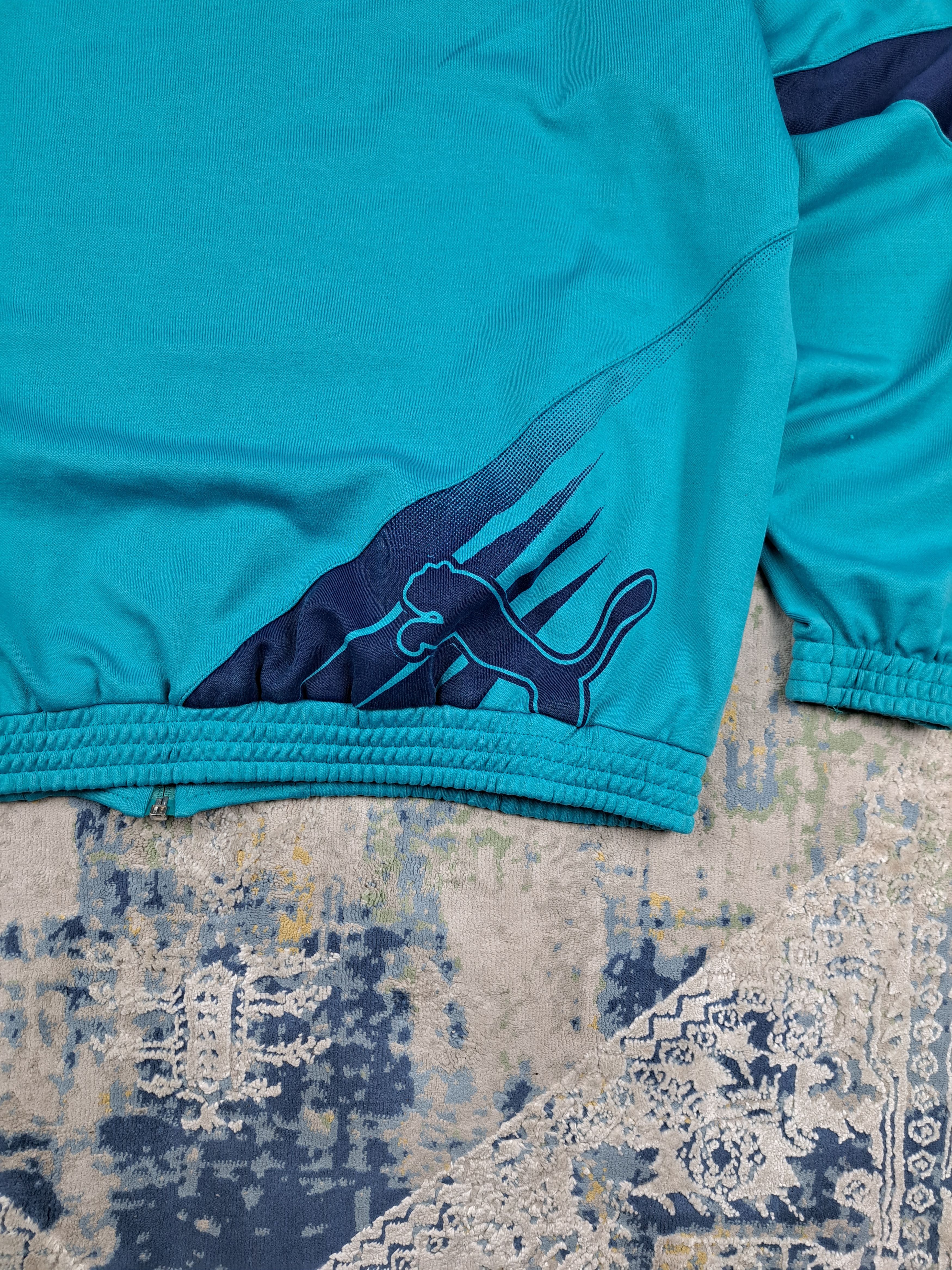 Puma Vintage 80s Puma Track Jacket Soccer Aesthetic Blokecore Size US L / EU 52-54 / 3 - 6 Thumbnail
