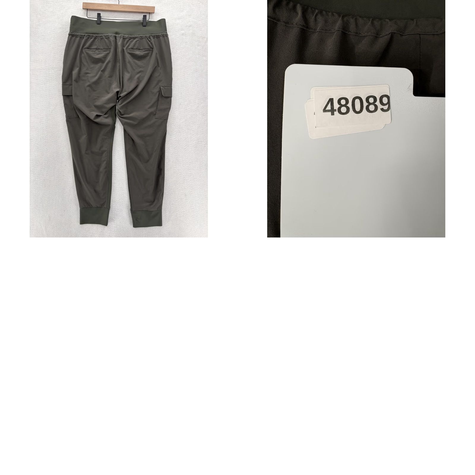 Athleta Athleta Pants Womens 16 Green Jogger Cargo Pockets Travel Hiking Stretch Lightweight Woven Athleisure Size 38" / US 16 / IT 52 - 9 Thumbnail