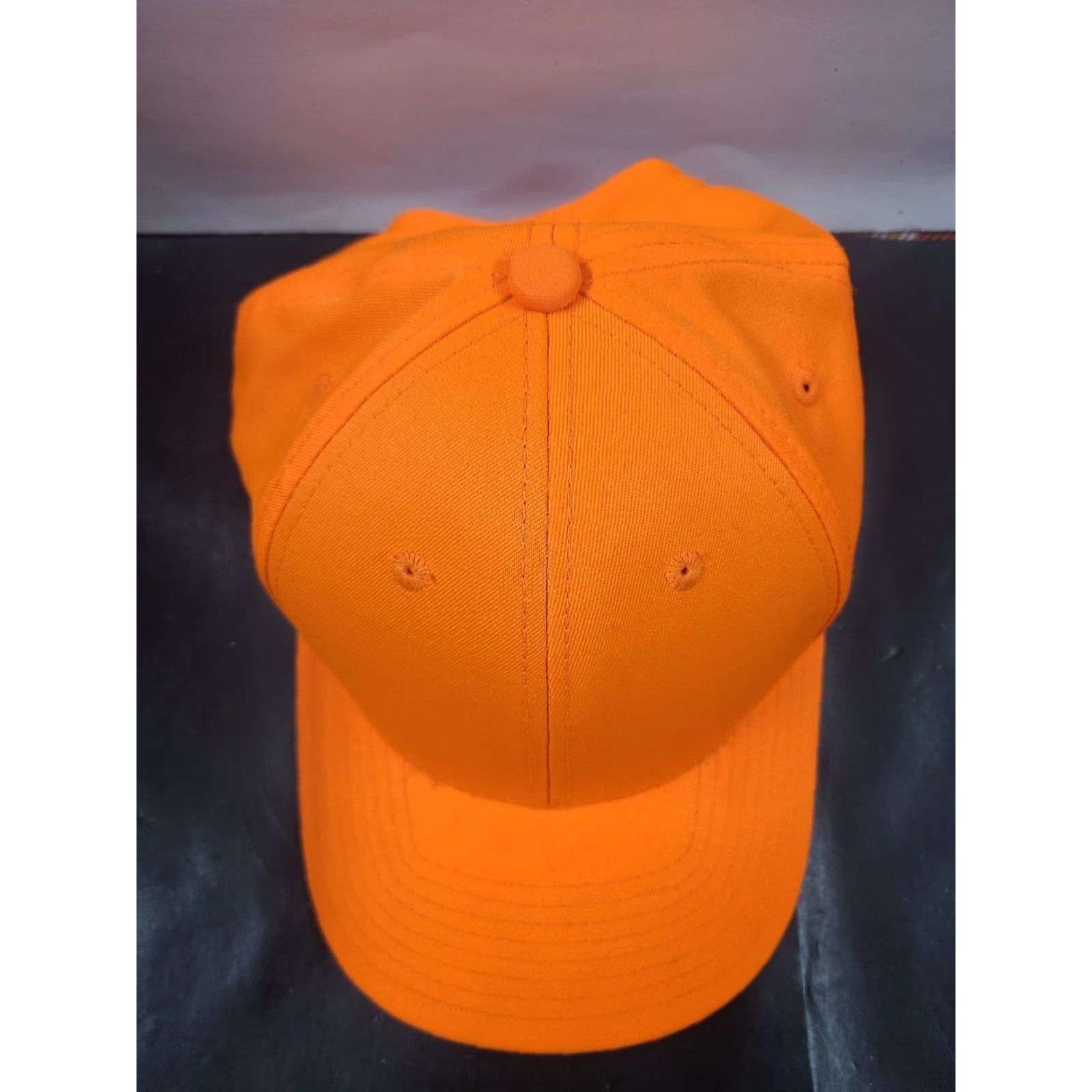 Hunter Outdoor Cap Blaze Orange Safety SnapBack Baseball Hat Cap Hunting Blaze Orange, Adjust. Unisex Adults, Adjustable, Solid, Casual, Workwear Size 44L - 2 Thumbnail