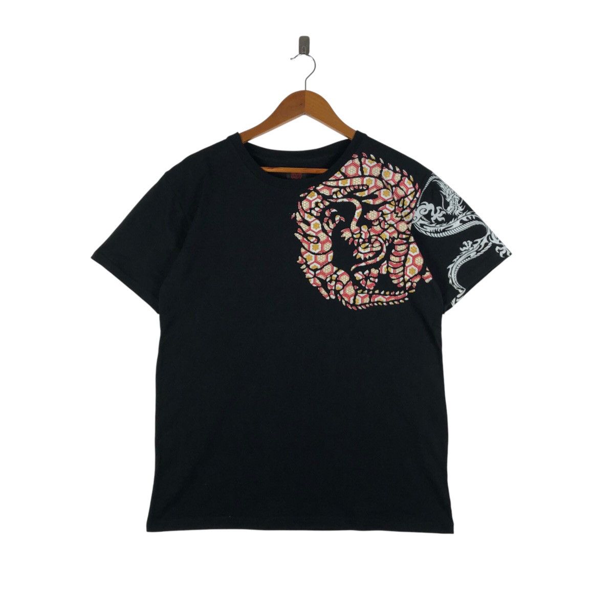Vintage BULLET NOISE Dragon Sukajan Design T-shirt Size US L / EU 52-54 / 3 - 1 Thumbnail