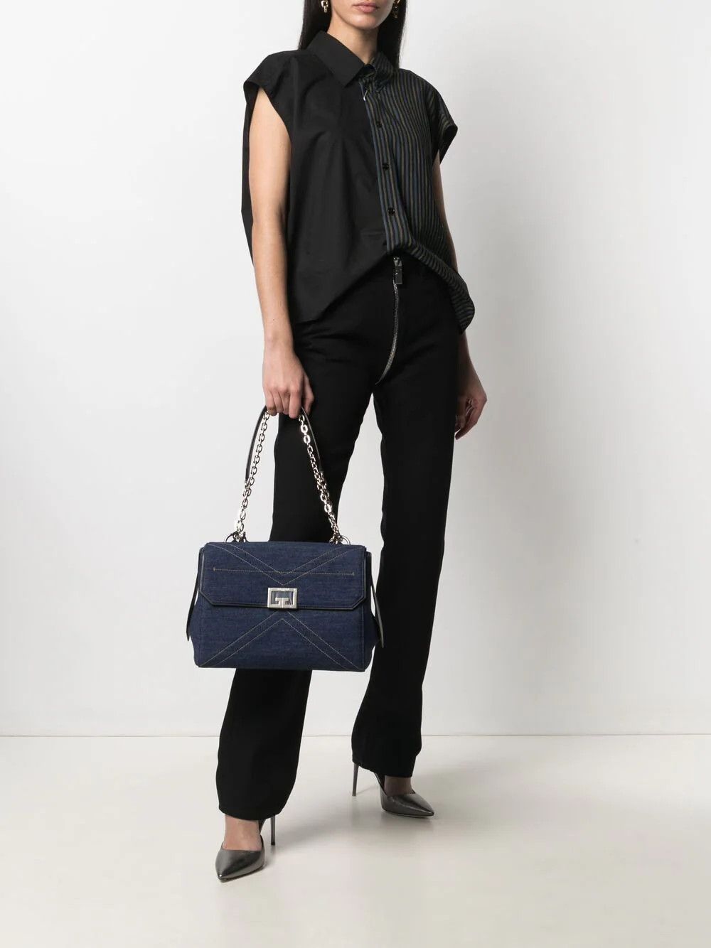 Givenchy o1loc1c0824 Pants in Black Size 32" / US 10 / IT 46 - 4 Thumbnail