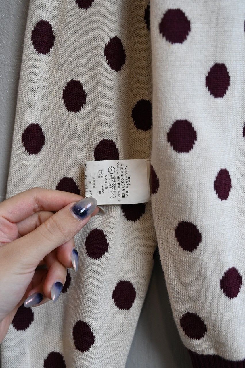 Wacko Maria Wacko Maria Reversible Polka Dot Cardigan Size US M / EU 48-50 / 2 - 9 Thumbnail