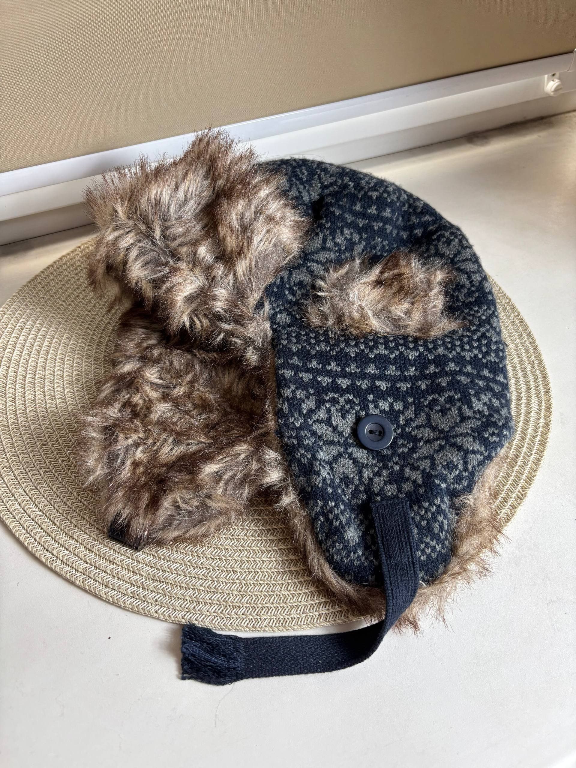Hysteric Glamour Y2K Fur Fuzzy Opium Glamour Trapper Ushanka Hat Size ONE SIZE - 1 Thumbnail