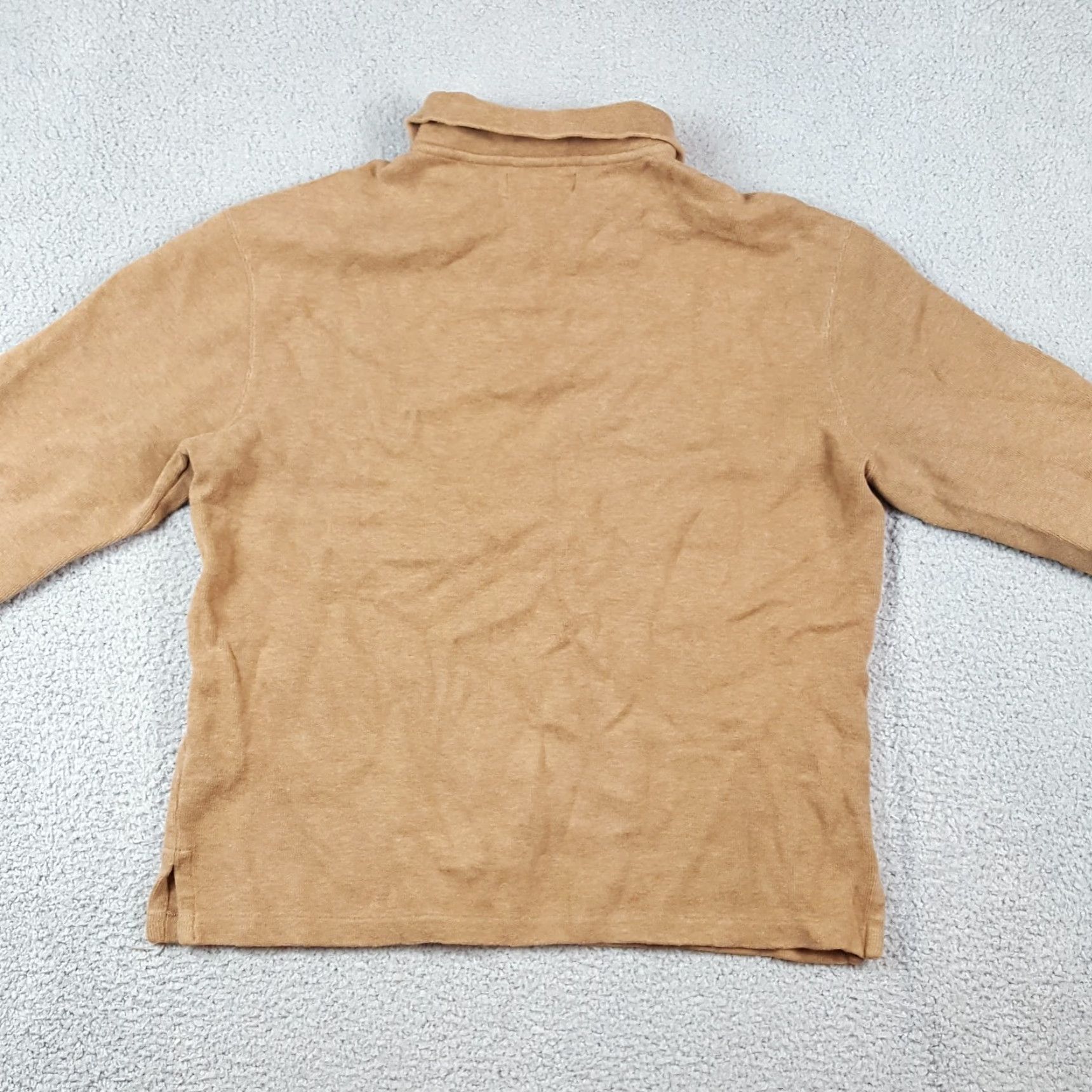 Polo Ralph Lauren VINTAGE Polo Ralph Lauren Pullover Sweater Men's Size M Crew Neck Autumn Winter 90s Preppy Beige Logo Size US M / EU 48-50 / 2 - 5 Thumbnail