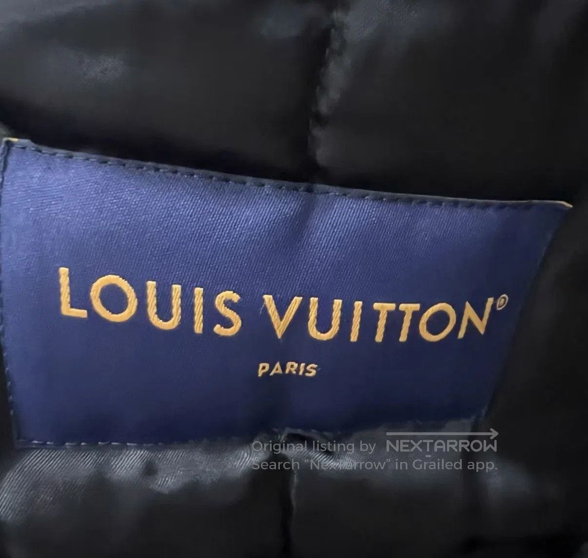 Louis Vuitton Black Varsity Bomber Jacket with 'Lovers' Embroidery. Size US M / EU 48-50 / 2 - 3 Thumbnail