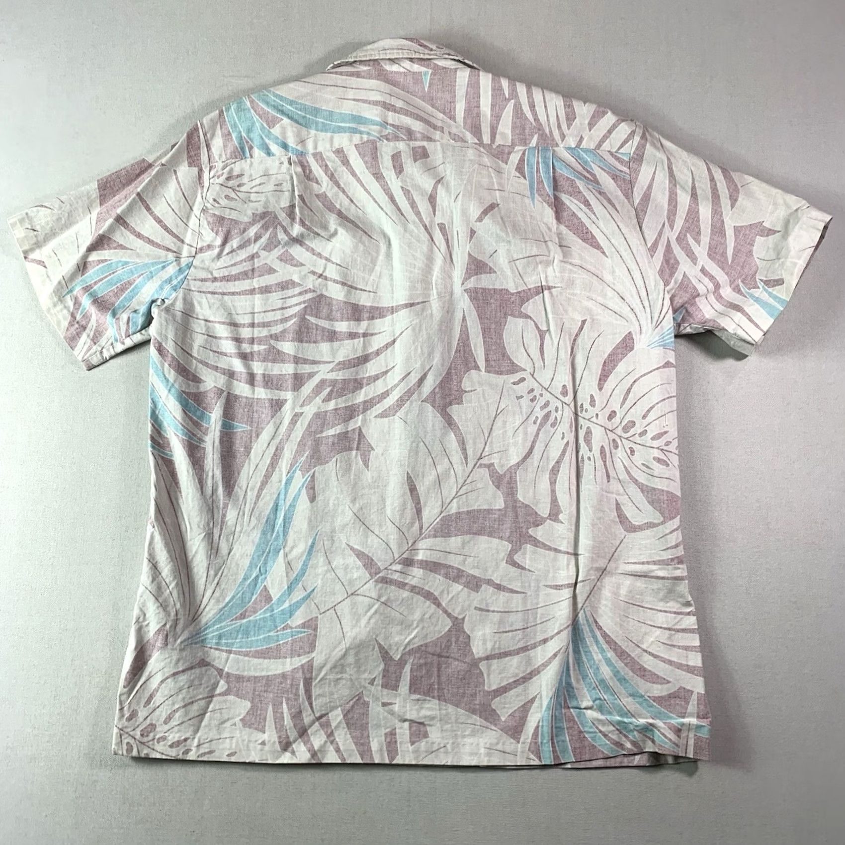 Vintage VINTAGE Rai Nani Hawaiian Shirt XL Red Floral Reverse Print Button-Up Mens XL Short Sleeve Cotton Blend Classic Size US XL / EU 56 / 4 - 4 Thumbnail