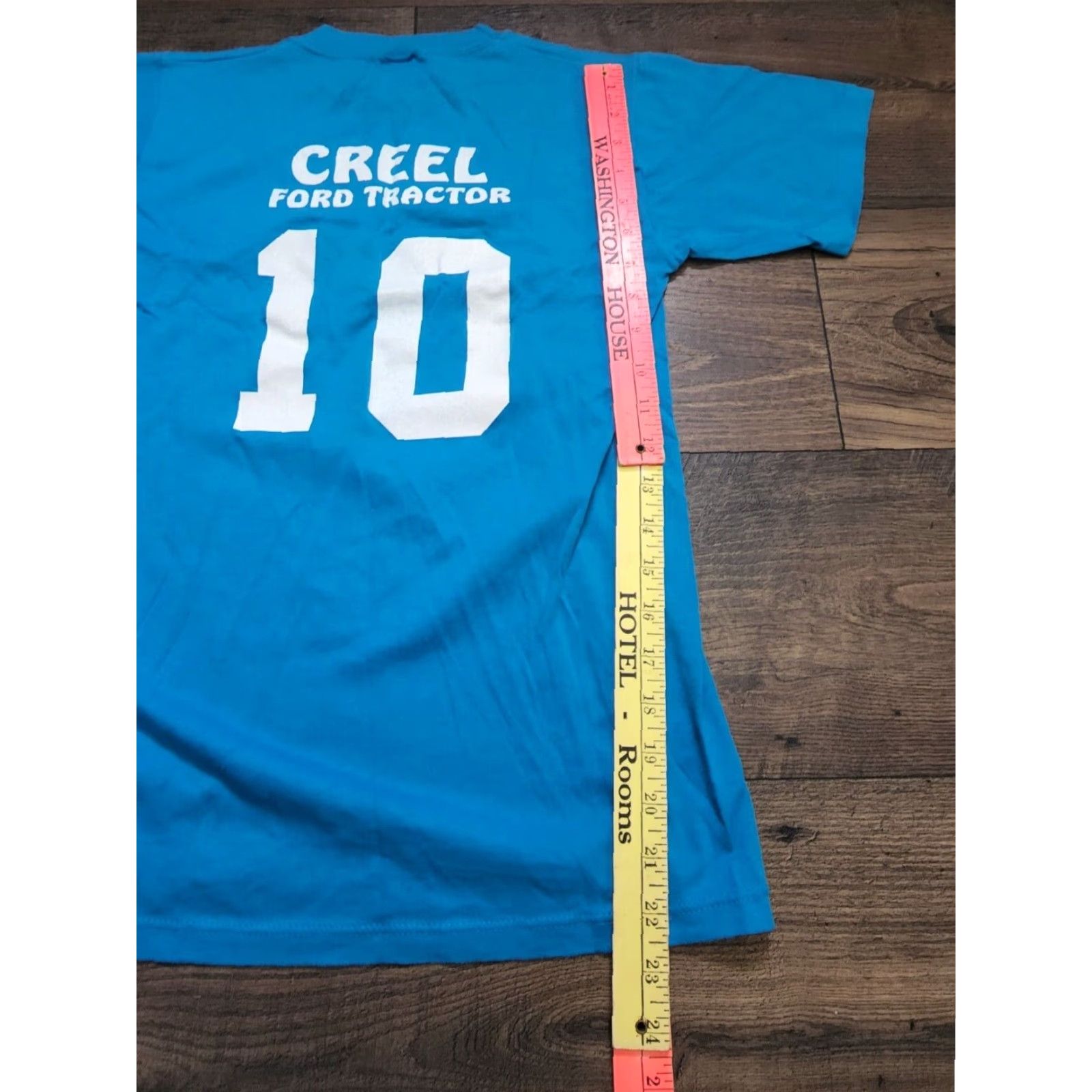 Jerzees VINTAGE Jerzees Baseball T Shirt S Mens Blue Double-Sided 1980s 70s 80s 90s Vintage Unisex Adults Cotton Blend Short Sleeve Size US S / EU 44-46 / 1 - 3 Thumbnail