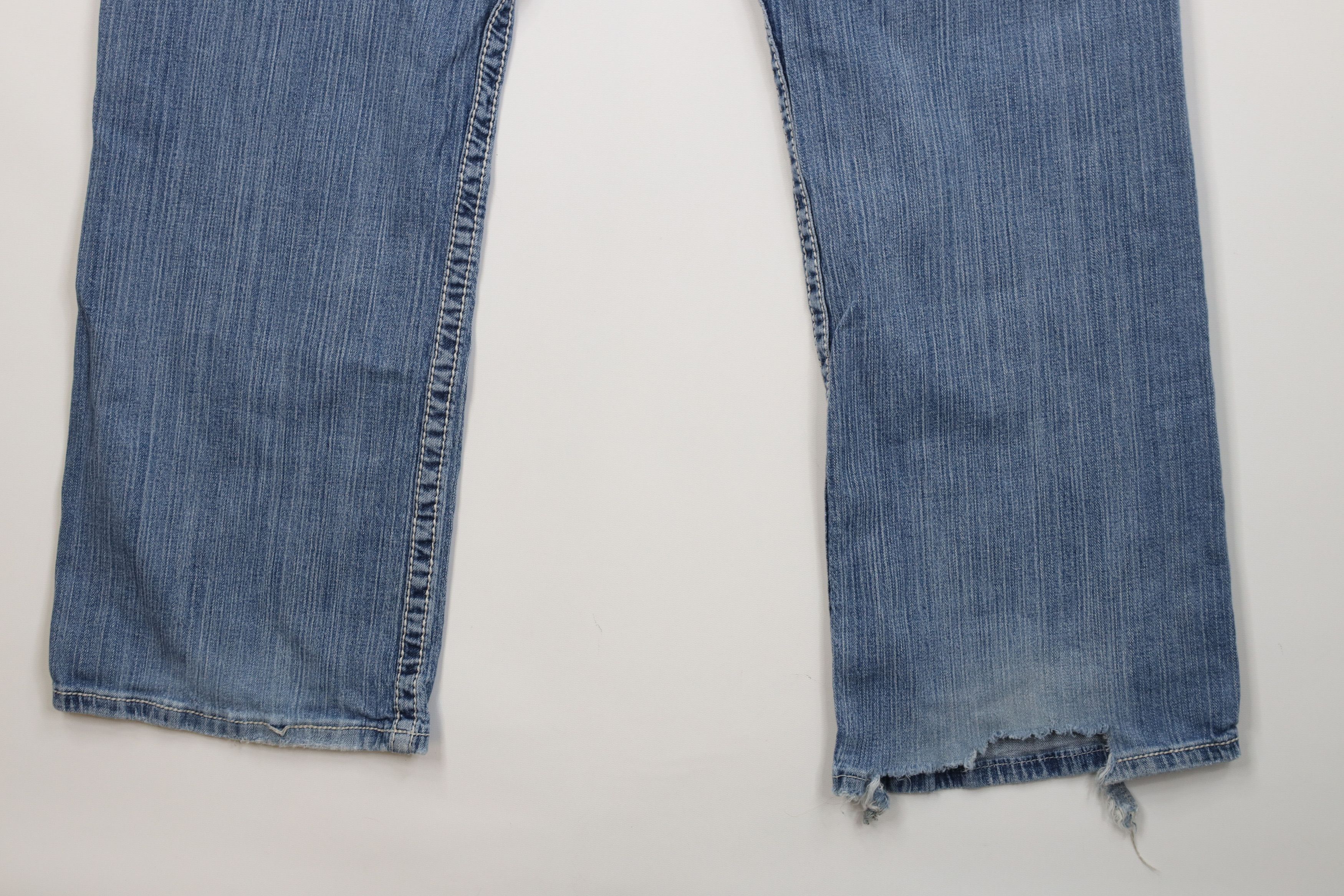 Vintage Buckle BKE Thick Stitch Tyler Bootcut Denim Jeans Stretch Size US 36 / EU 52 - 15 Thumbnail