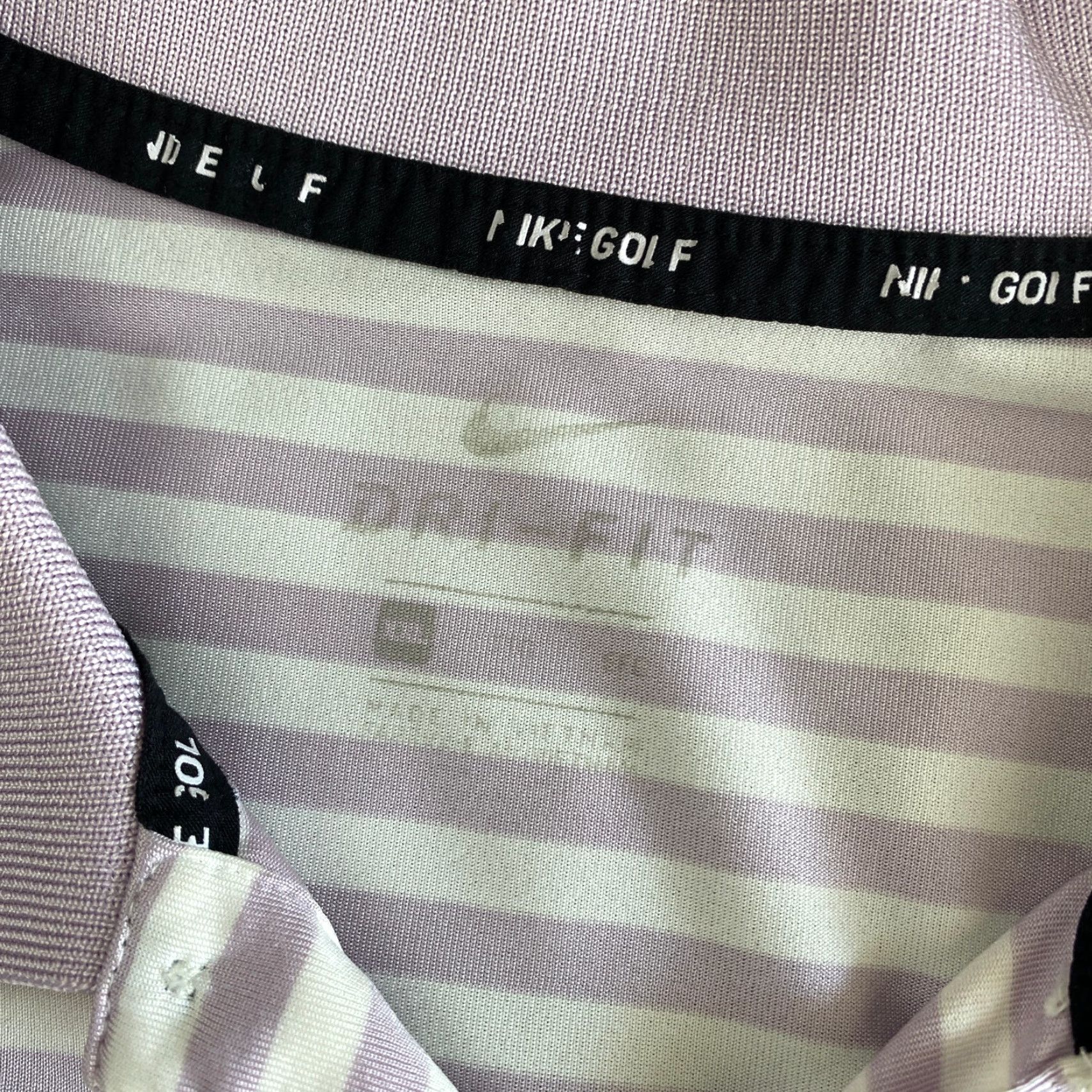 Nike Nike Golf Polo Shirt Striped Short Sleeve XXL Pink Men’s Casual Wear Lightweight Breathable Swoosh Logo Baseball? Wait. Size US XXL / EU 58 / 5 - 3 Thumbnail