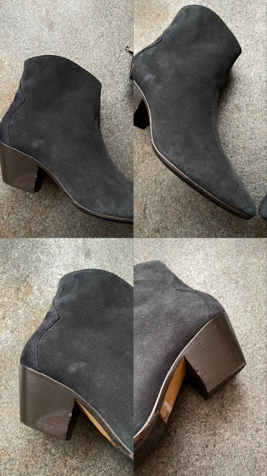 Isabel Marant × Isabel Marant Etoile × Vintage Isabel Marant Dacken $660 Suede Heel Western Cowboy Boots Size US 8 / IT 38 - 11 Thumbnail