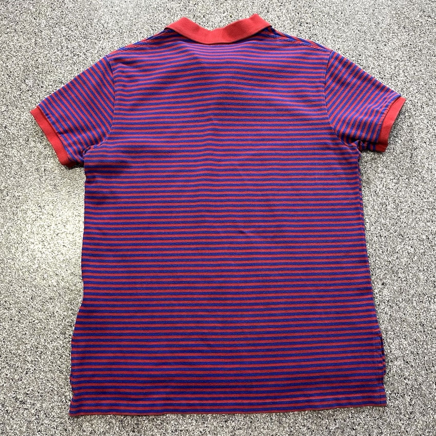 Polo Ralph Lauren Polo Ralph Lauren Shirt Mens L Striped Red Polo Shirt Collared Short Sleeve Button-Closure Casual Golf Size US L / EU 52-54 / 3 - 4 Thumbnail