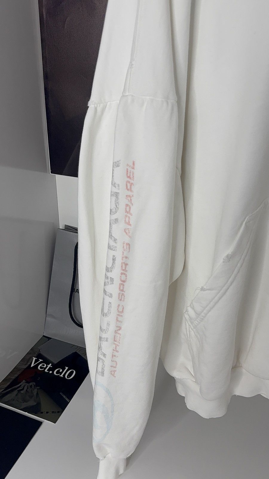 Balenciaga ✅ BALENCIAGA AUTHENTIC SPORTS APPAREL White hoodie Size US XS / EU 42 / 0 - 3 Thumbnail