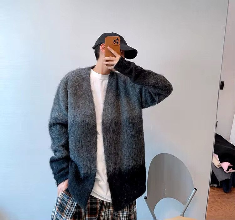 Other Retro vintage fashion gradient casual cardigan Size US L / EU 52-54 / 3 - 1 Thumbnail