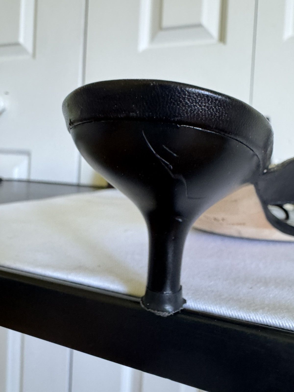 Other DANIELE ANCARANI Black Leather Thong Sandals 39.5/ 8 Size US 8 / IT 38 - 8 Thumbnail