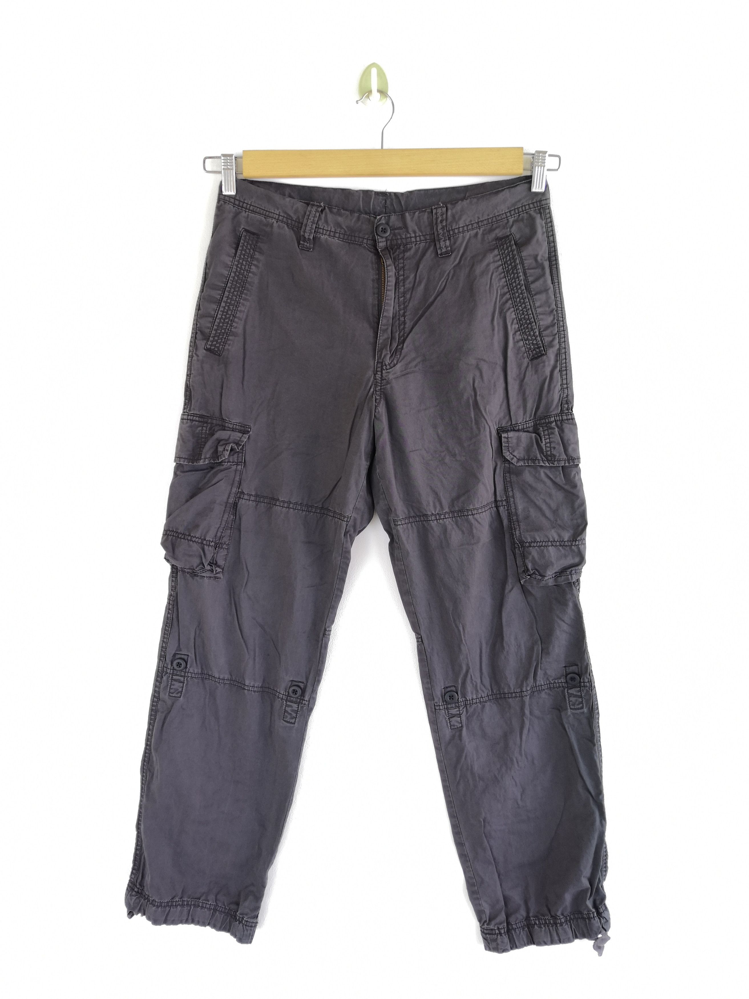 Japanese Brand Vintage Japanese Cargo Pants Bondage Trousers Fatigue Pants Size US 32 / EU 48 - 1 Thumbnail