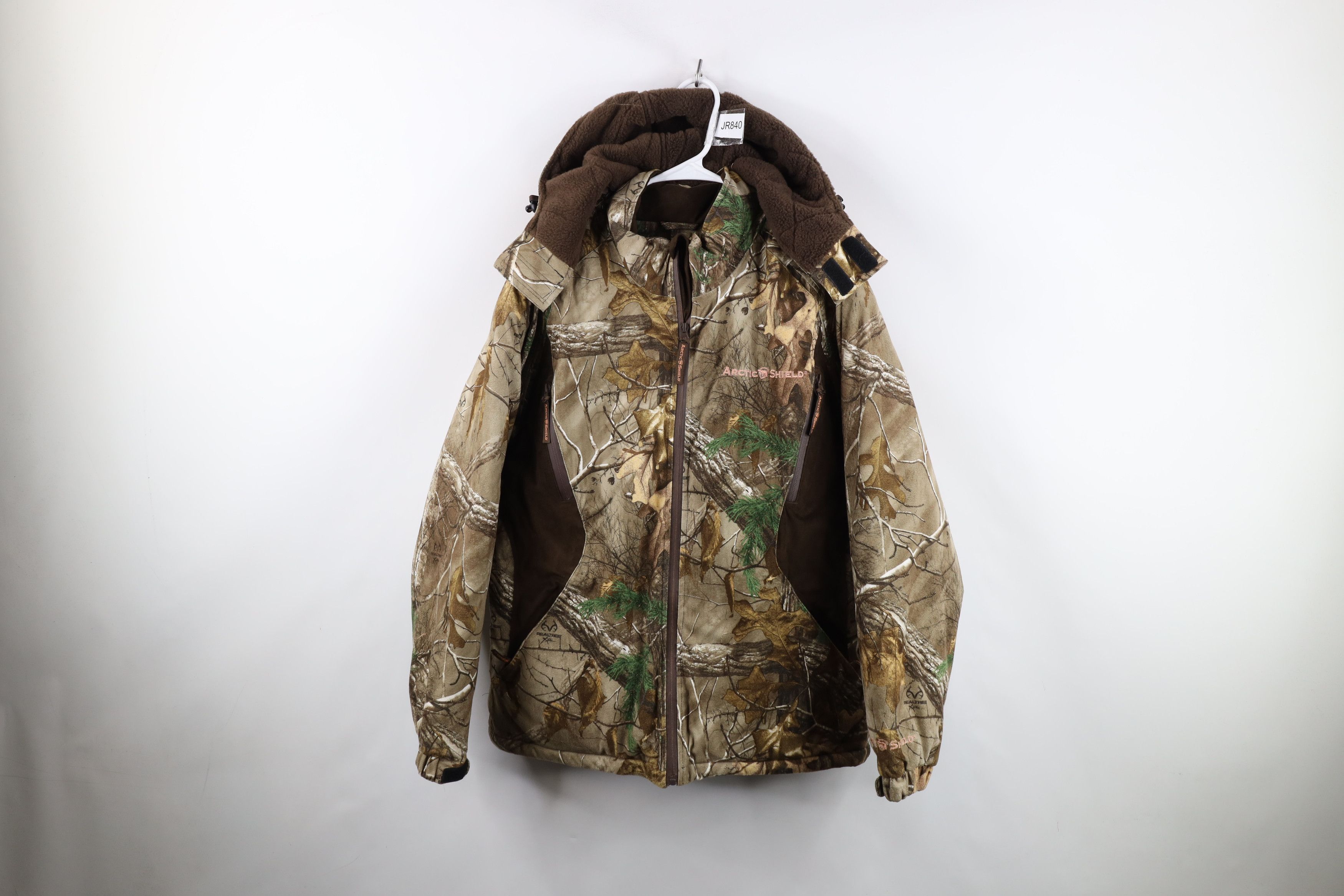 Vintage Vintage Streetwear Chamois Cloth Camouflage Hooded Jacket Size L / US 10 / IT 46 - 1 Thumbnail