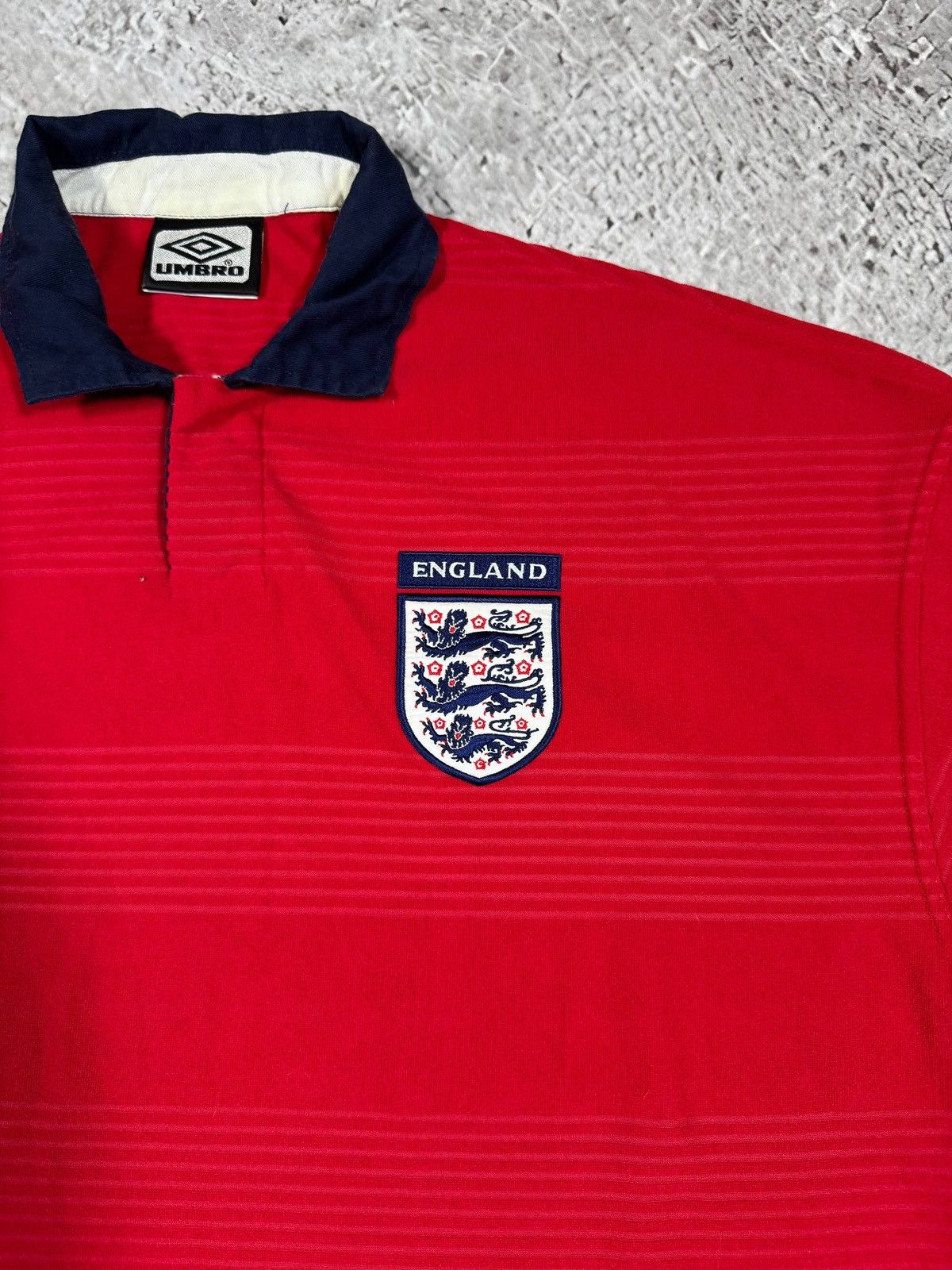 Umbro Vintage Umbro Jersey National Team England 1999 2000 year Size US XL / EU 56 / 4 - 2 Thumbnail