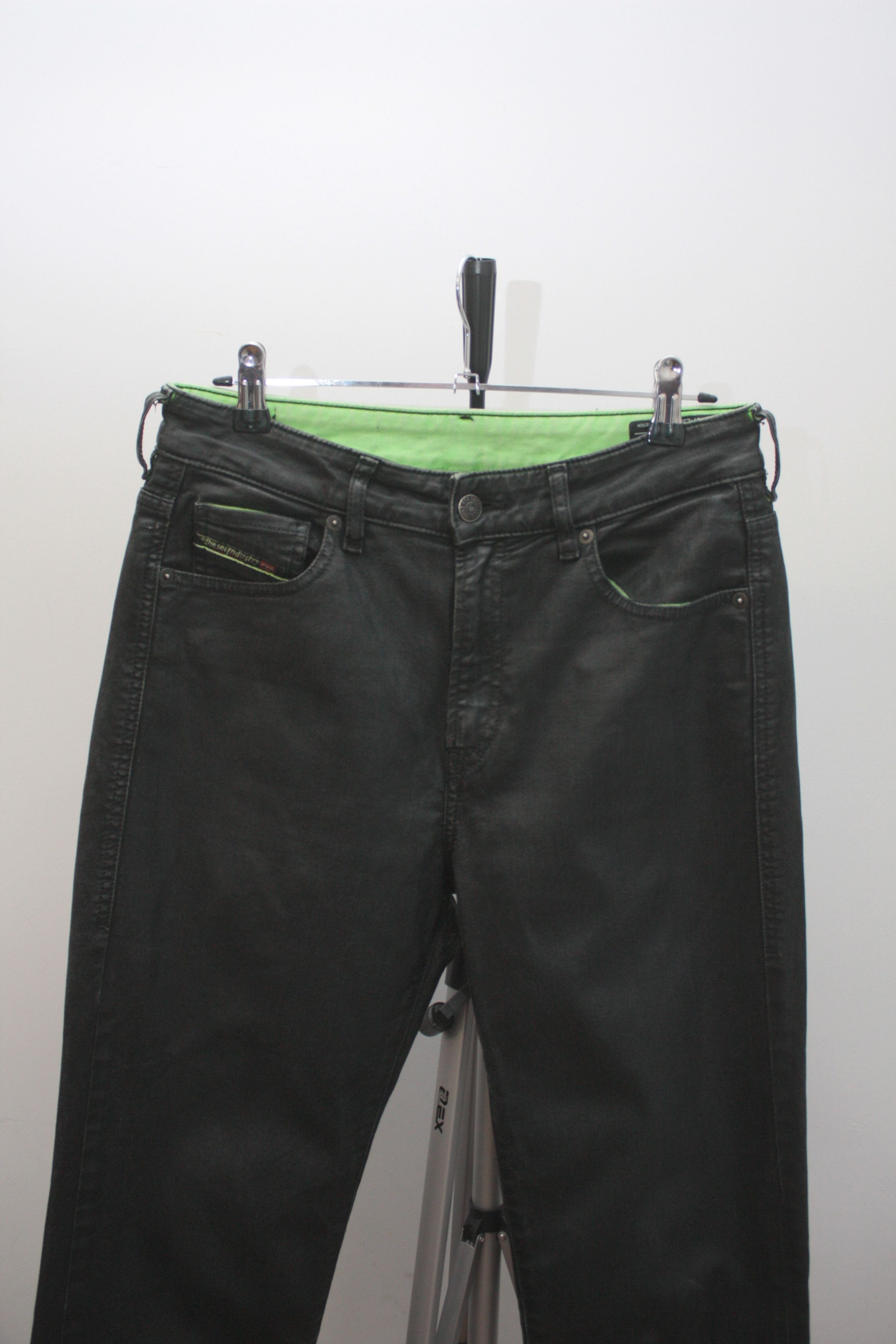 Diesel Diesel Black Green Pants 27 Size US 27 - 4 Thumbnail