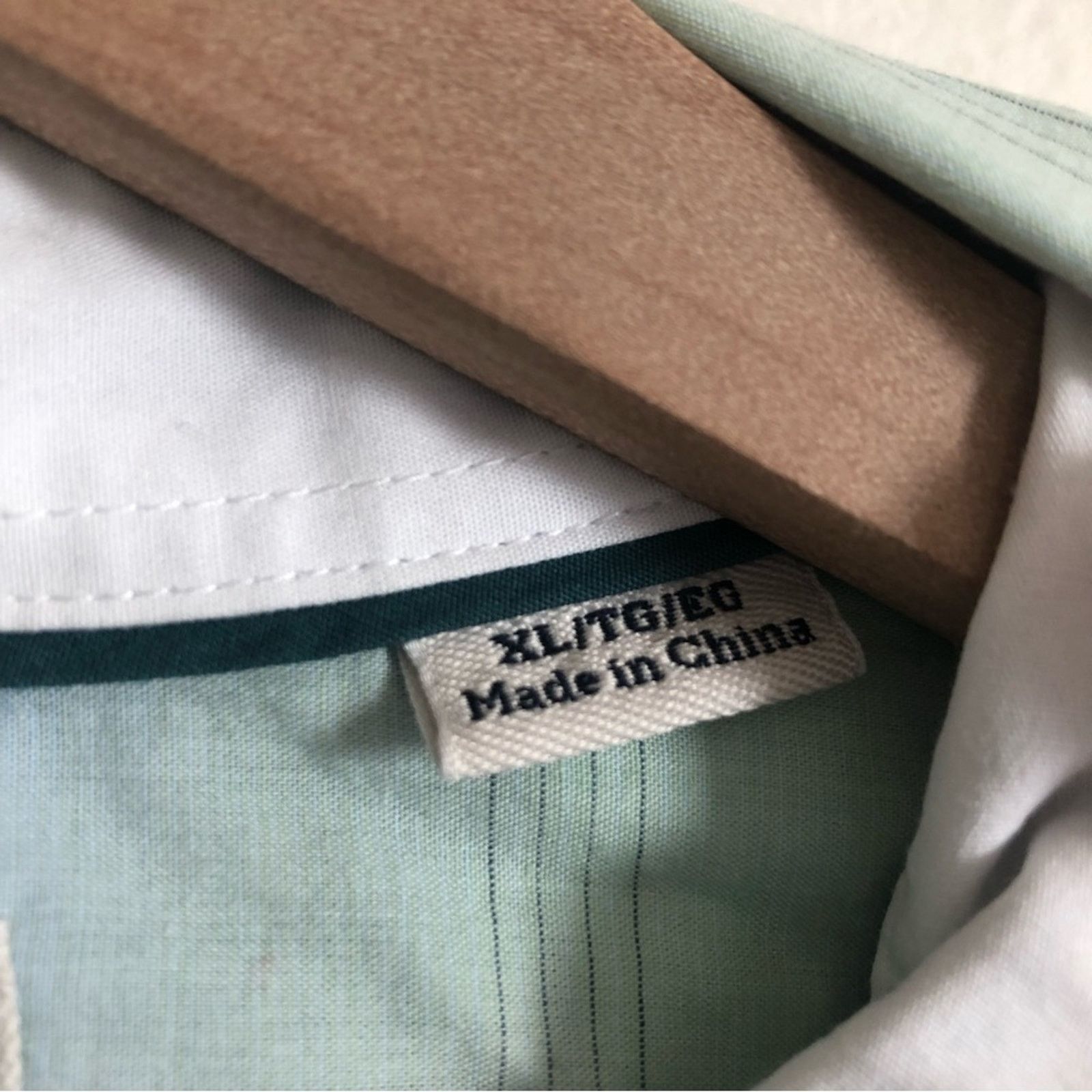 Original Penguin Original Penguin Heritage Slim Fit Blue Button Down Shirt Size US XL / EU 56 / 4 - 3 Thumbnail