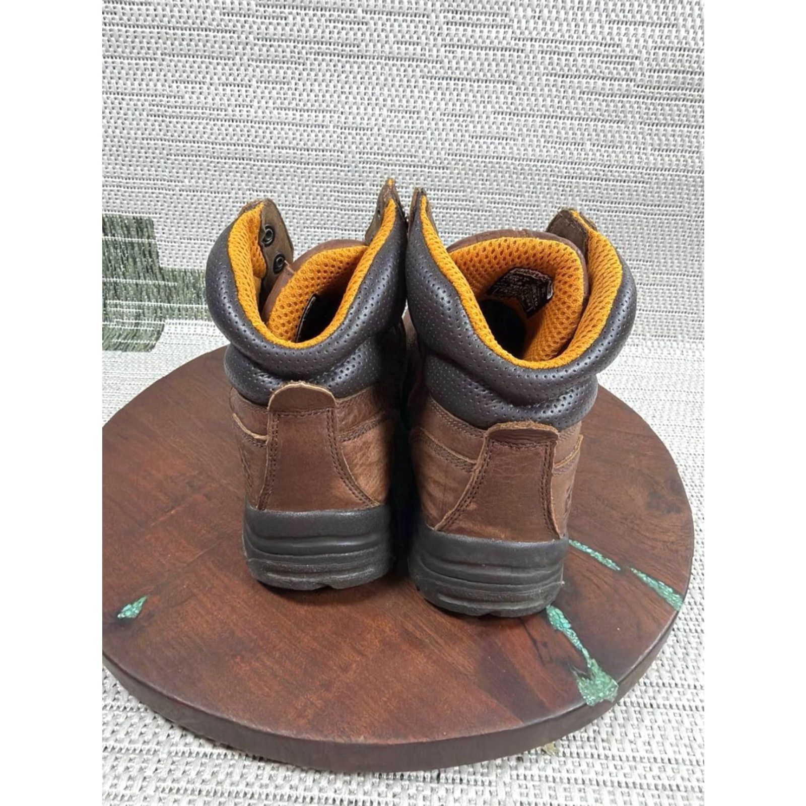Timberland Pro Boots Womens Titan Alloy Toe Work Brown Waterproof Size 7.5 Wide Timberland Pro Titan 6 Workwear Mens?