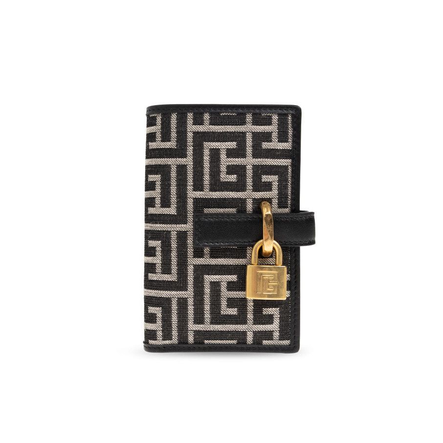 Balmain BALMAIN Black Monogram Wallet New & Authentic Size ONE SIZE - 1 Thumbnail