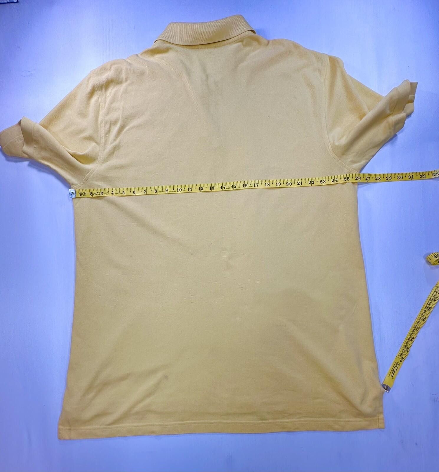 Brooks Brothers Brooks Brothers 1/4 Button 346 Polo Shirt Yellow Mens 2XL Size US XXL / EU 58 / 5 - 4 Thumbnail