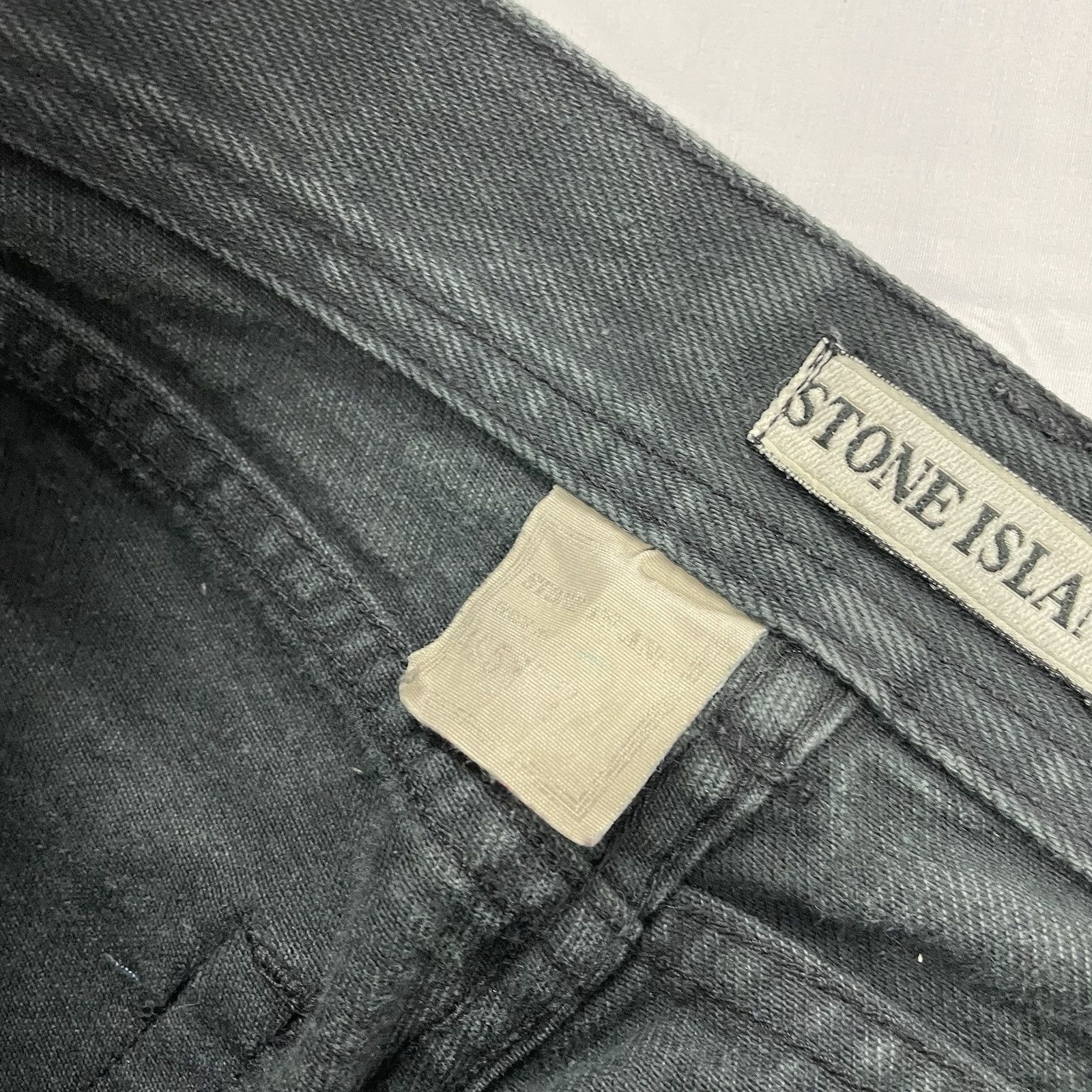 Massimo Osti × Stone Island Women’s Stone Island Green Edge Jeans Vintage Retro 90s W26” Size 26" / US 2 / IT 38 - 6 Thumbnail