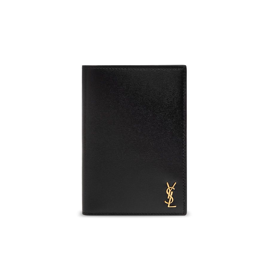 Saint Laurent Paris SAINT LAURENT Black Leather Wallet New & Authentic Size ONE SIZE - 1 Thumbnail