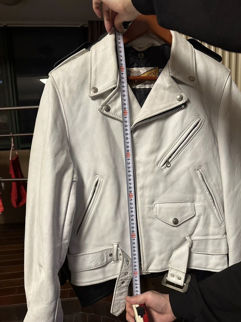 Schott Schott Cowhide cable-stayed leather coat Size US XXS / EU 40 - 9 Thumbnail