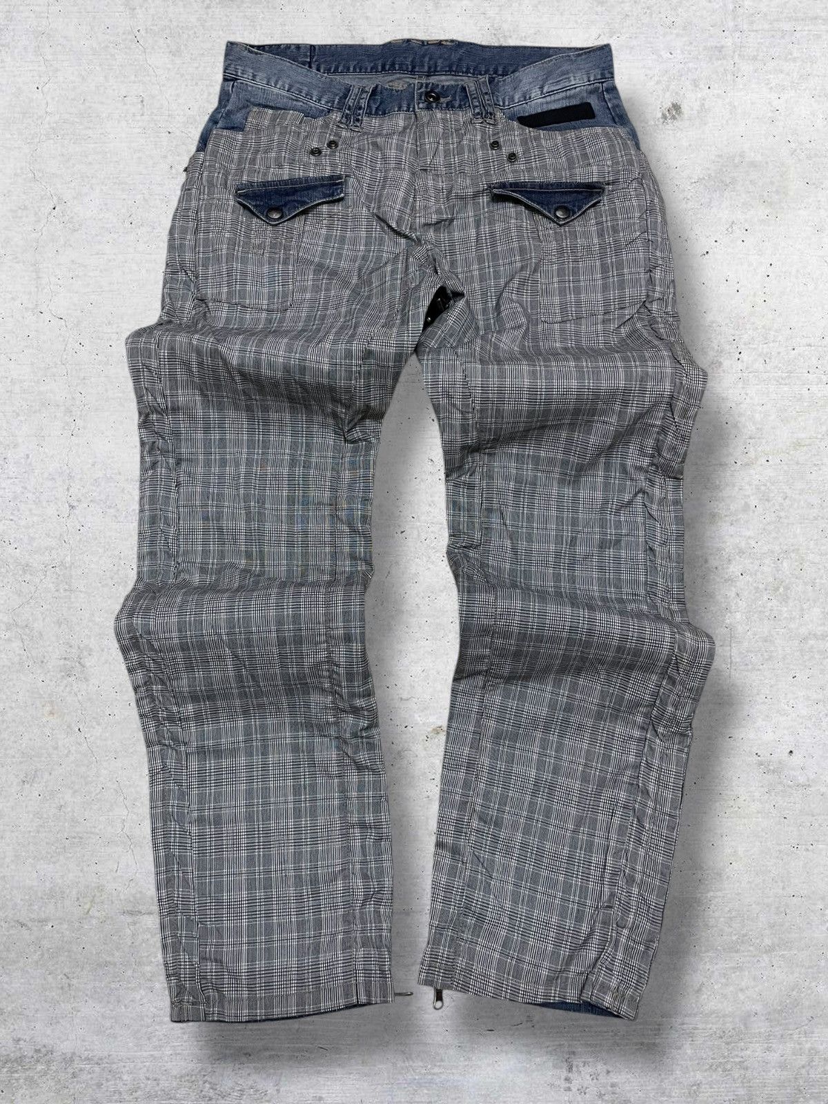 PPFM VINTAGE PPFM DESIGNER JAPAN ARCHIVE ANARCHY REVERSIBLE DENIM Size US 32 / EU 48 - 17 Thumbnail