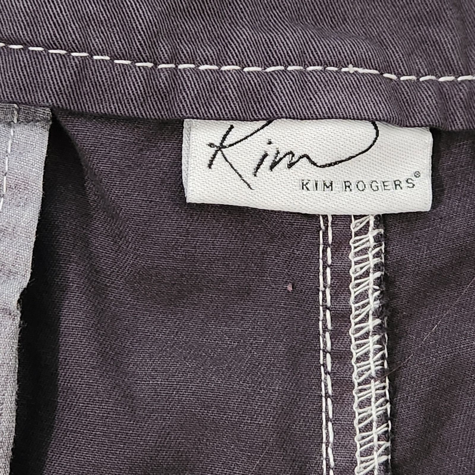 Other Kim Rogers Black Flat Front Slashed Pockets Shorts 18 Soft Size 40" / US 18 - 4 Thumbnail