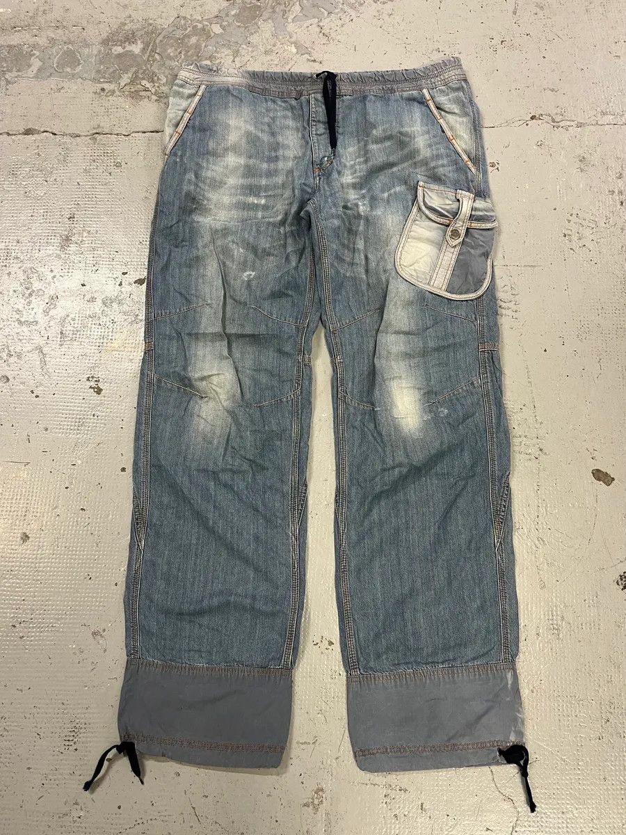 Dolce & Gabbana SS2006 Dolce & Gabbana Cargo Fluid Denim Jeans Size US 37 - 5 Thumbnail