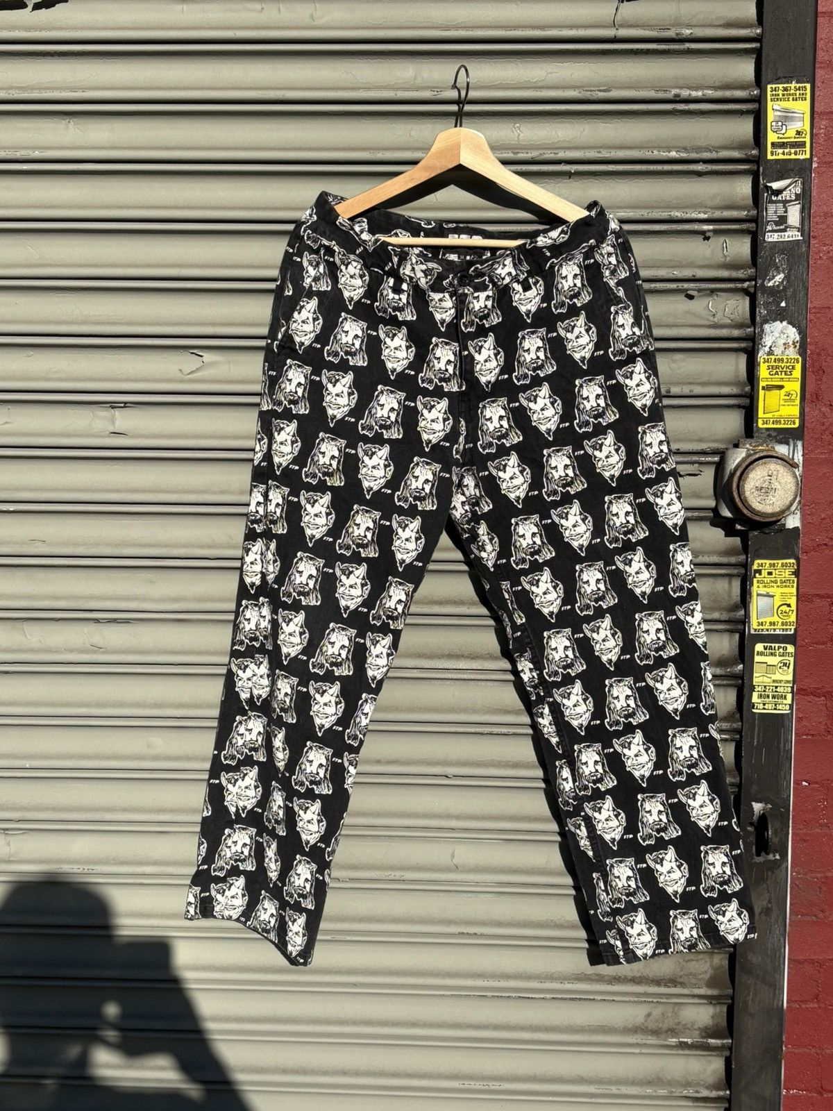 Fuck The Population FTP “Heaven and Hell” Black Pants Size US 34 / EU 50 - 2 Thumbnail