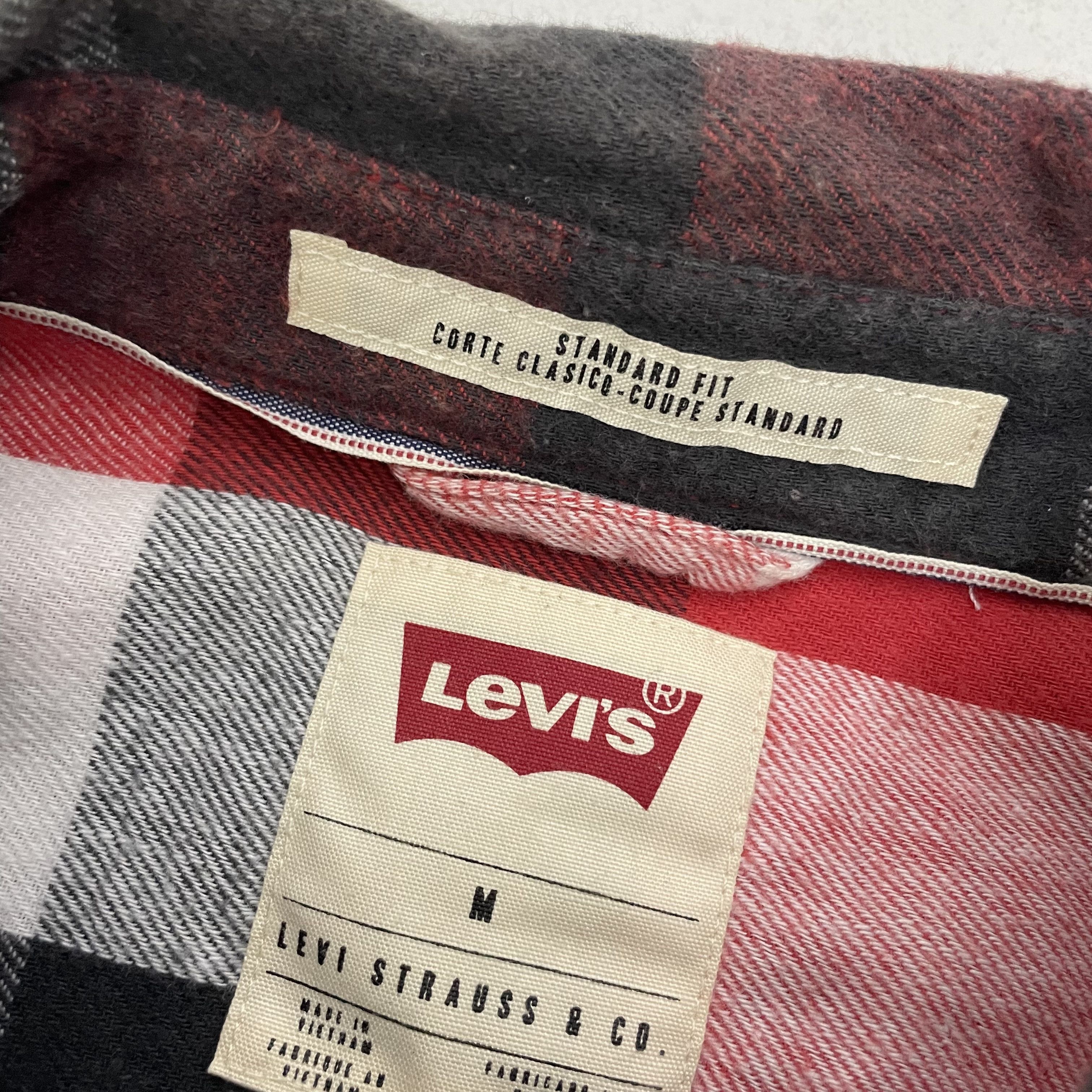 LVC × Levi's × Levi's Vintage Clothing ⭐️SALE⭐️ [M] LEVIS LEVI STRAUSS LEVI'S LVC FLANNEL SHIRT Size US M / EU 48-50 / 2 - 5 Thumbnail