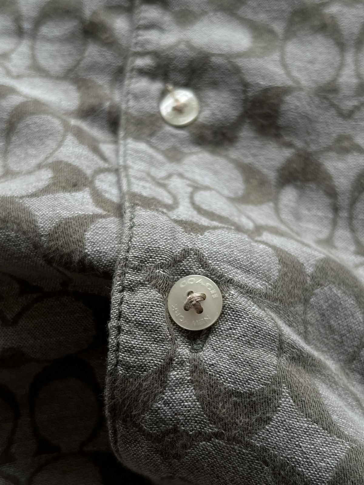 Coach Coach linen button shirt Size US M / EU 48-50 / 2 - 3 Thumbnail